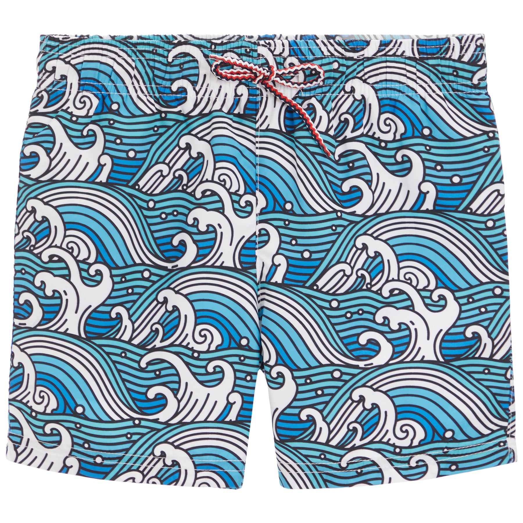 Mid Length Swim Trunk Waves