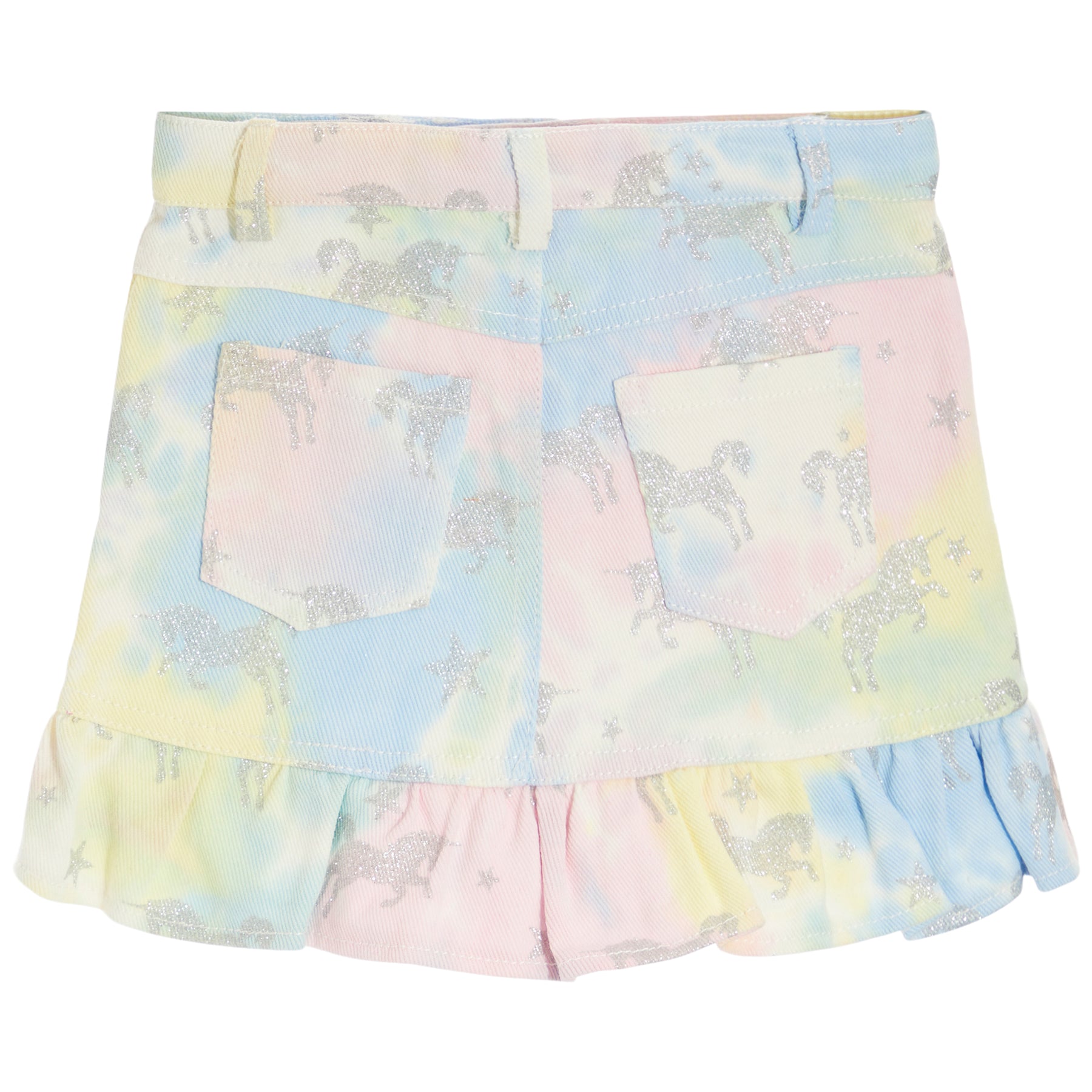 Tie Dye Denim Skirt
