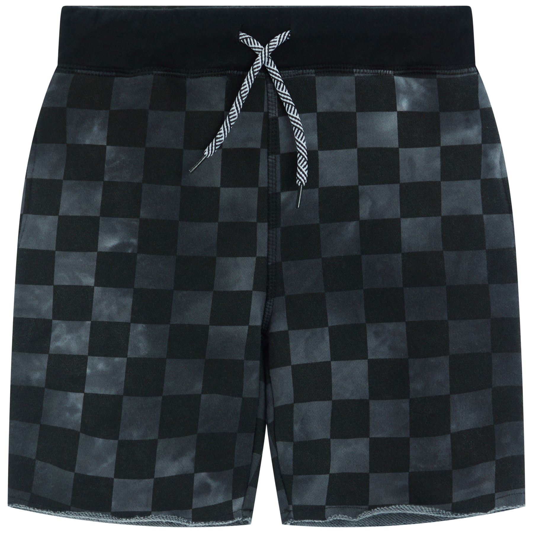 Black Check Camp Short