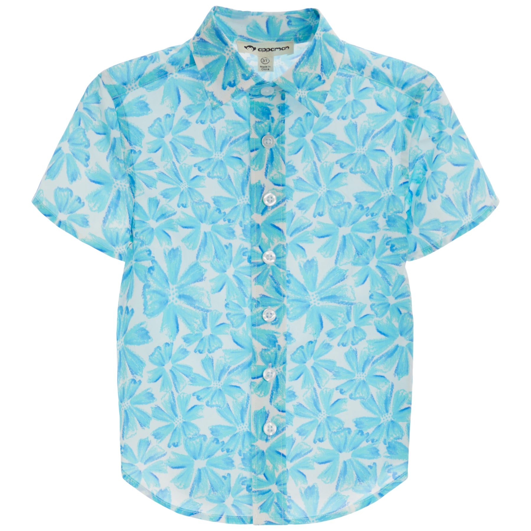 Aqua Bloom Party Shirt