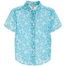 Aqua Bloom Party Shirt