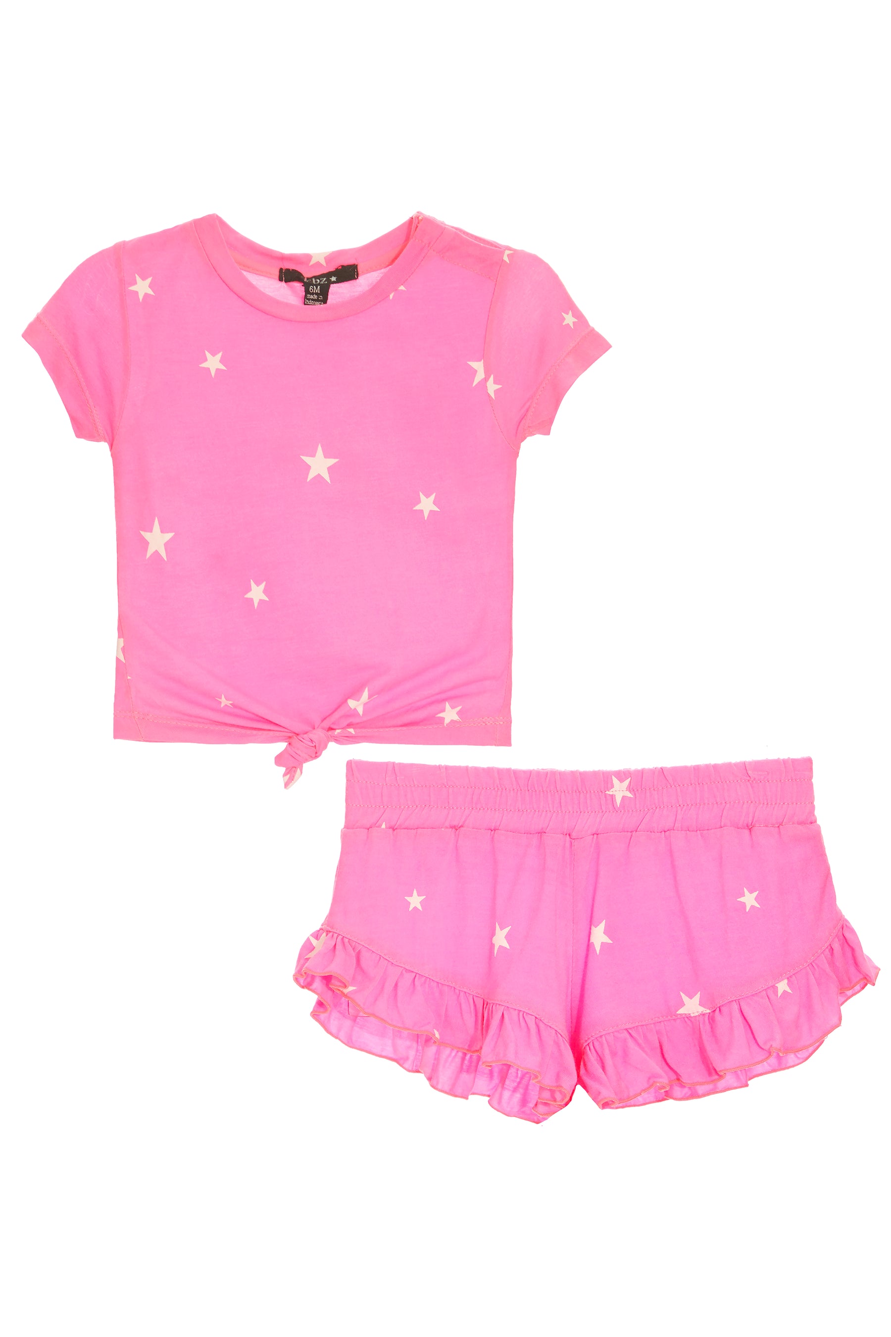 Mini Star Ruffle Short Set