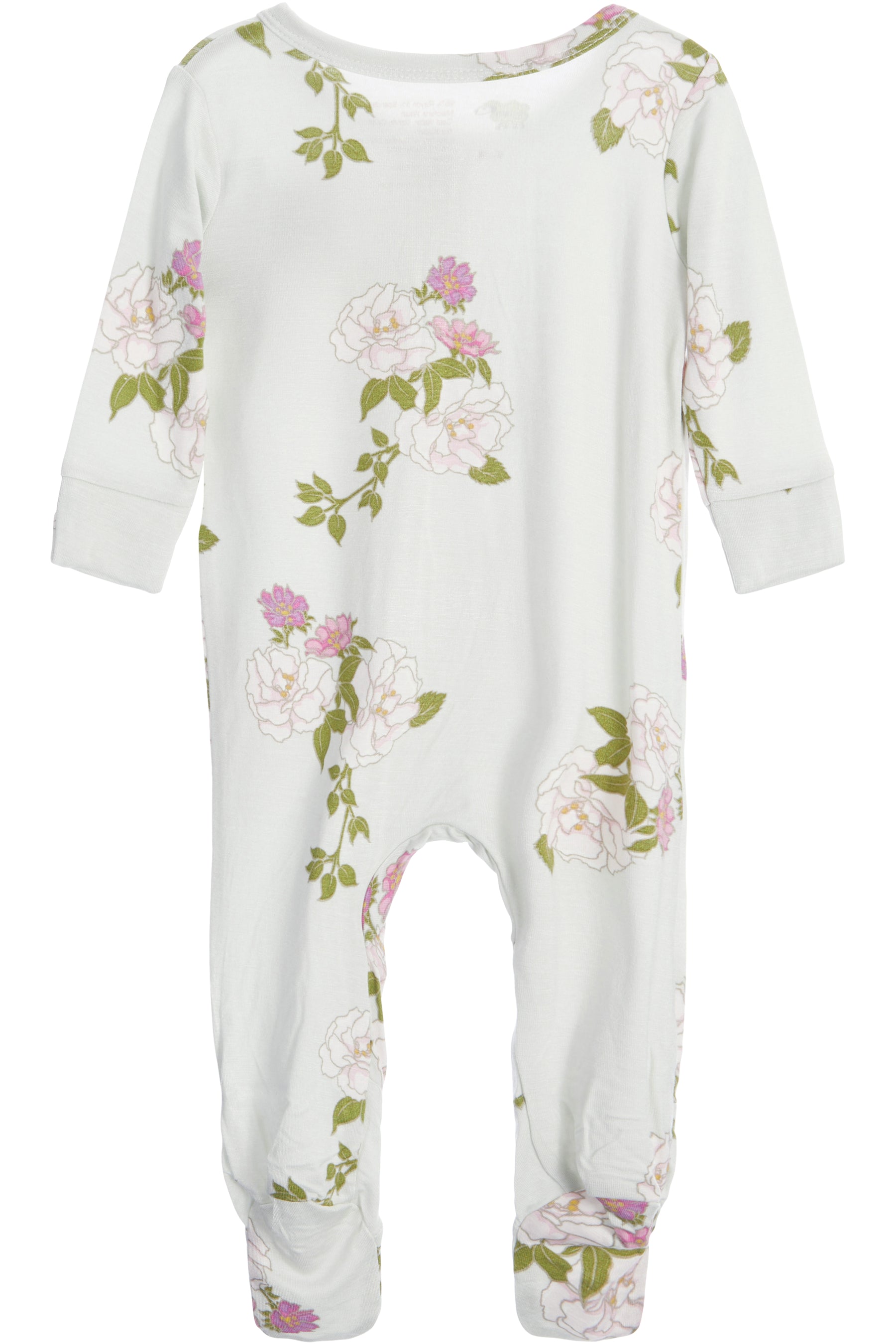 Peony- Footie 2 Piece with Headband