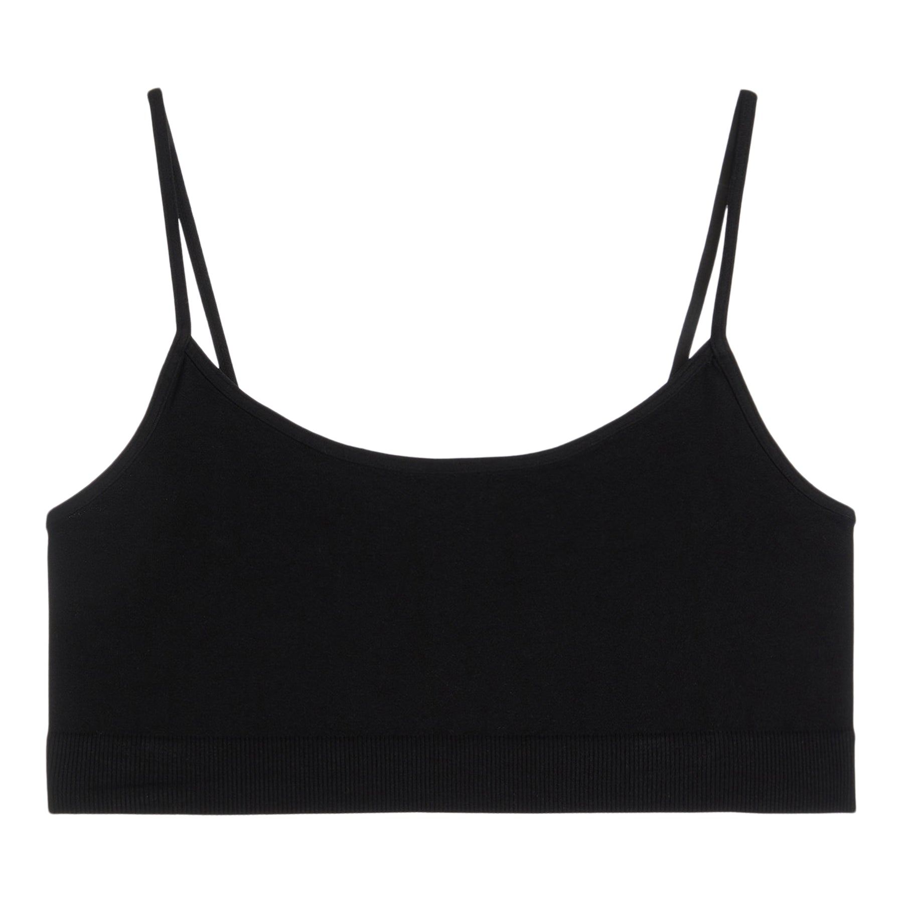 Solid Bandeau Bra Top