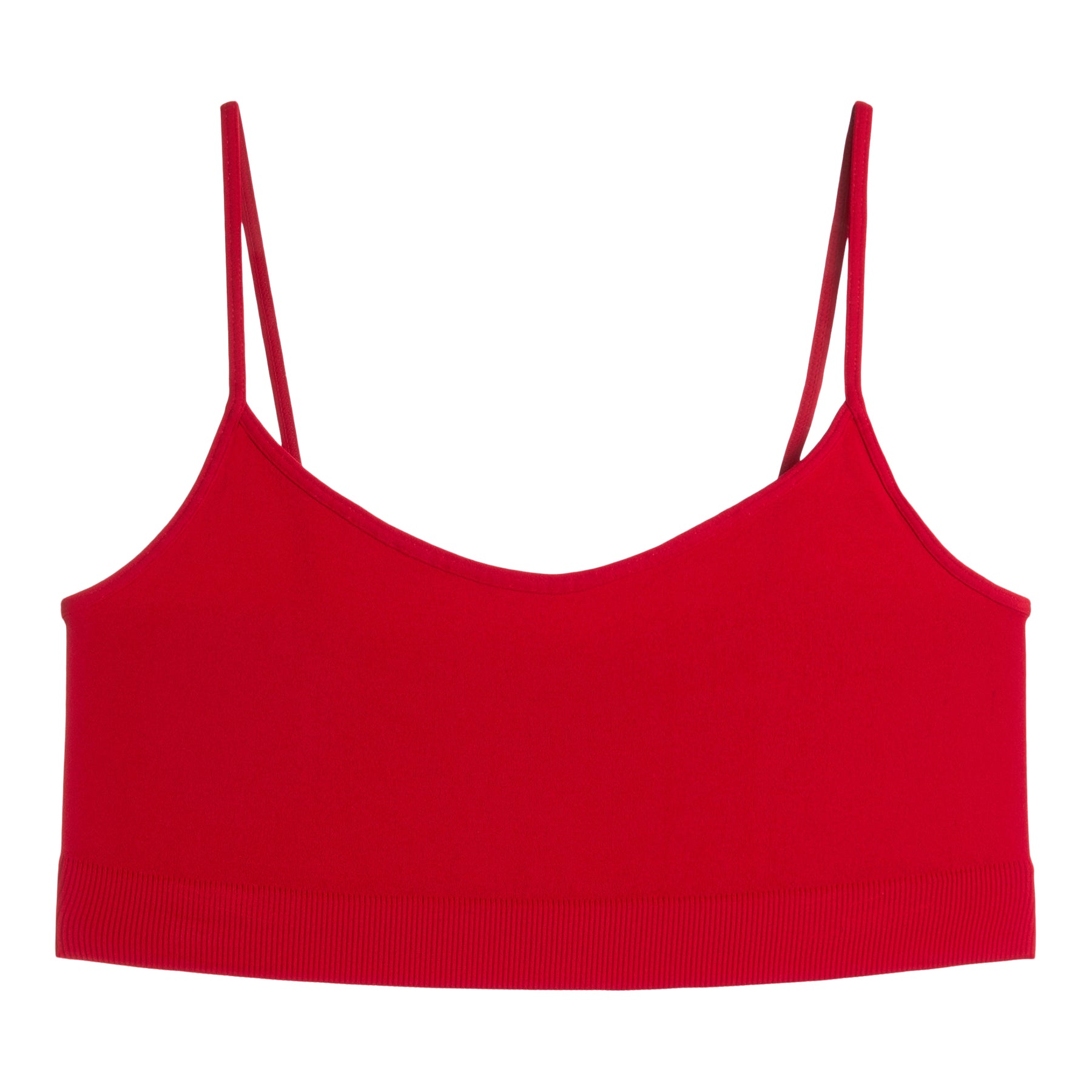 Solid Bandeau Bra Top