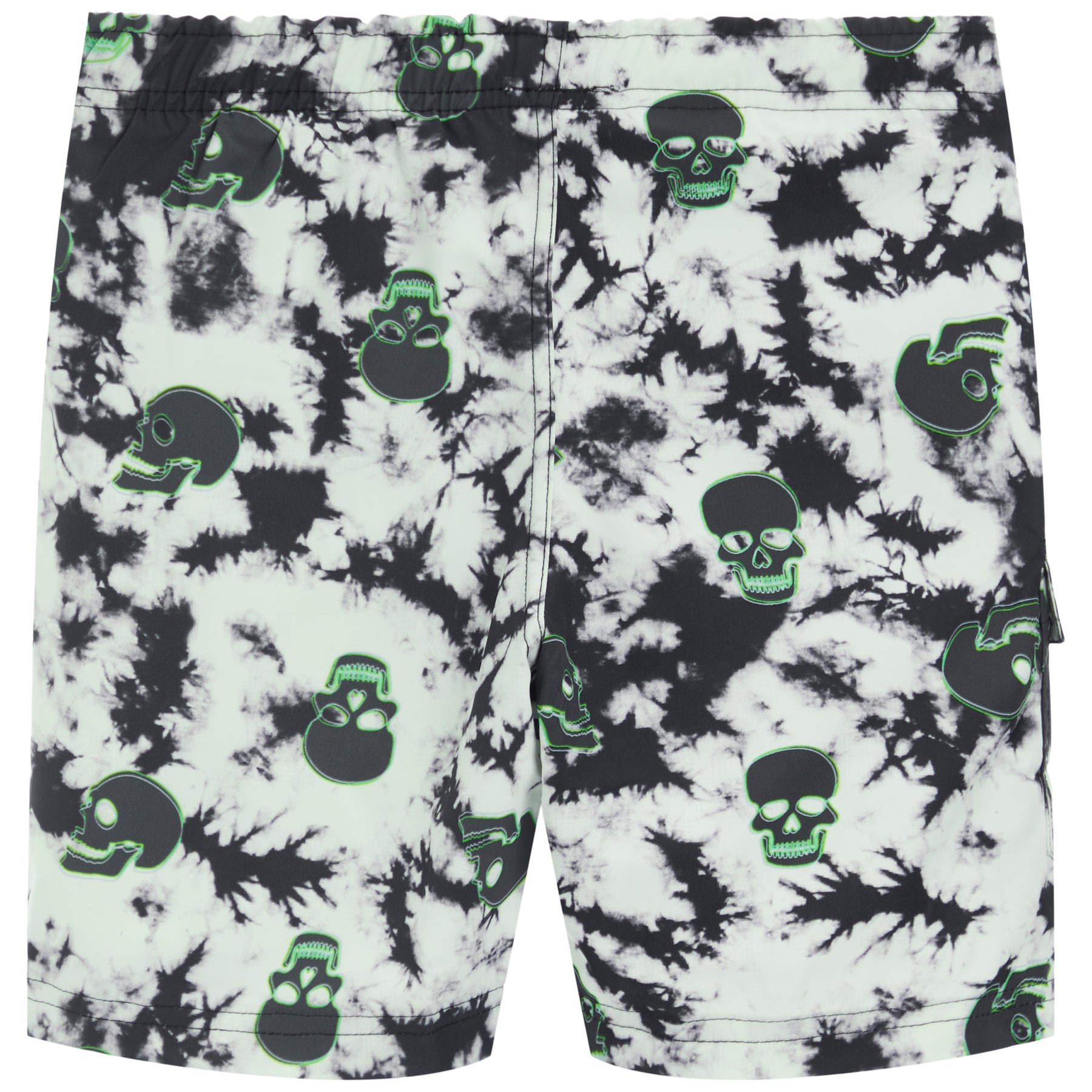 Skull Tie Dye Board Short
