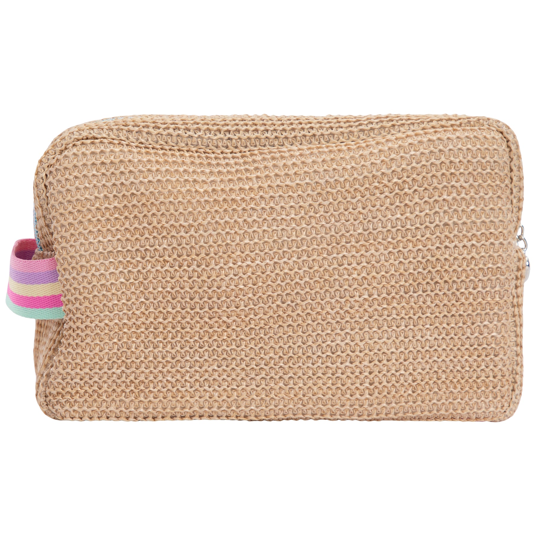 BEACH Natural Straw Pouch