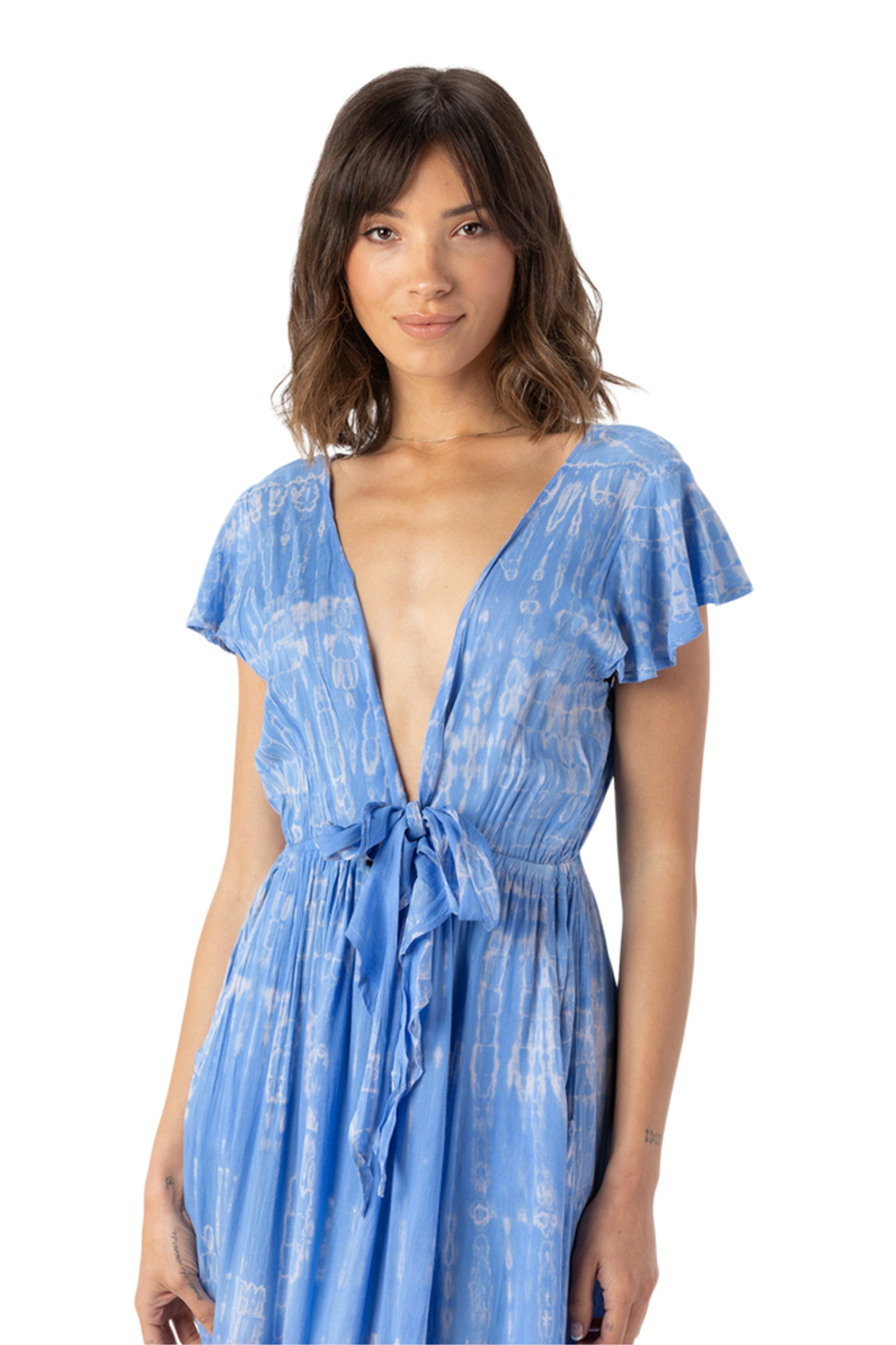 Bellini Rain Blue Maxi Dress