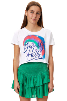 Airbrush Beverly Hills Crop TEe