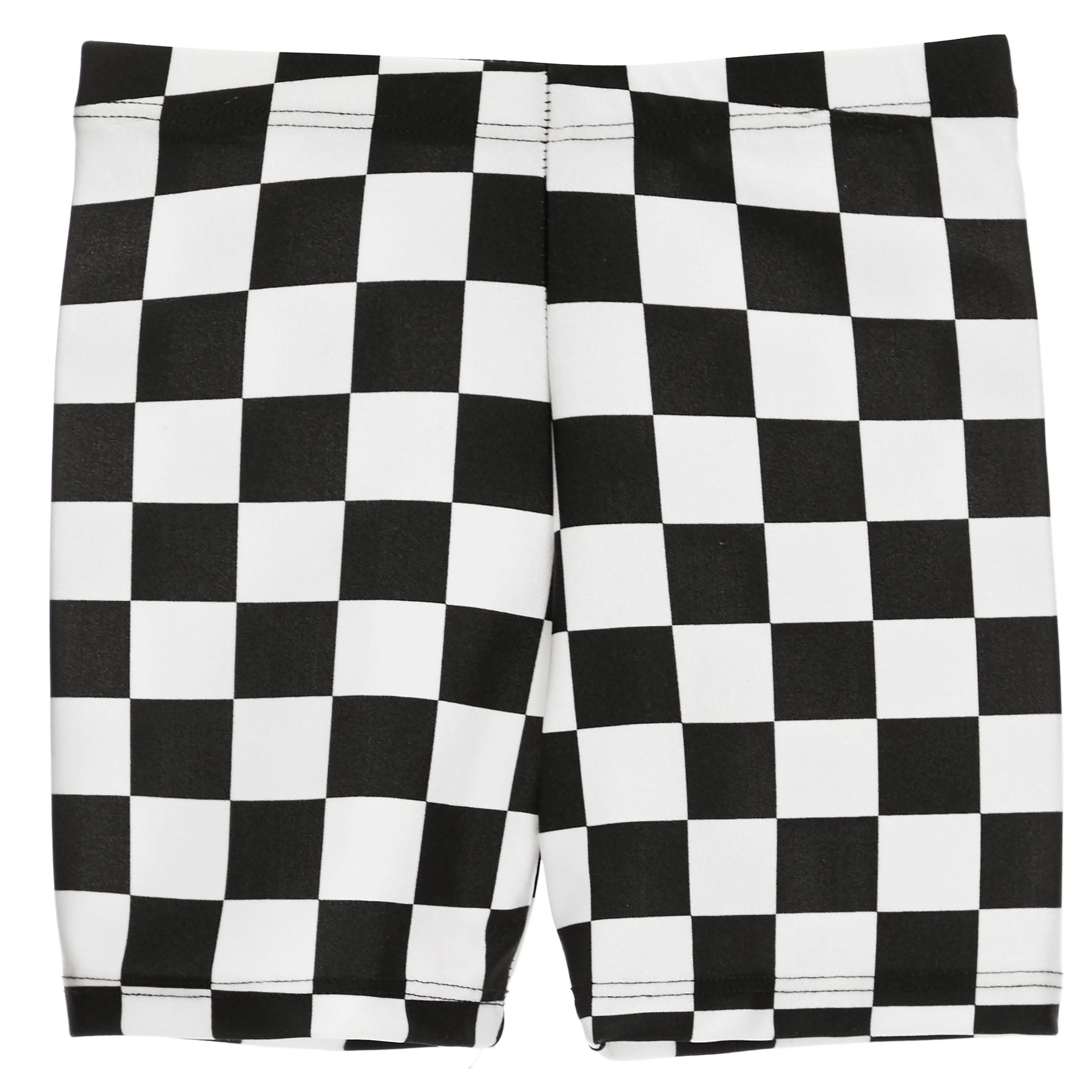 Checker Bike Short