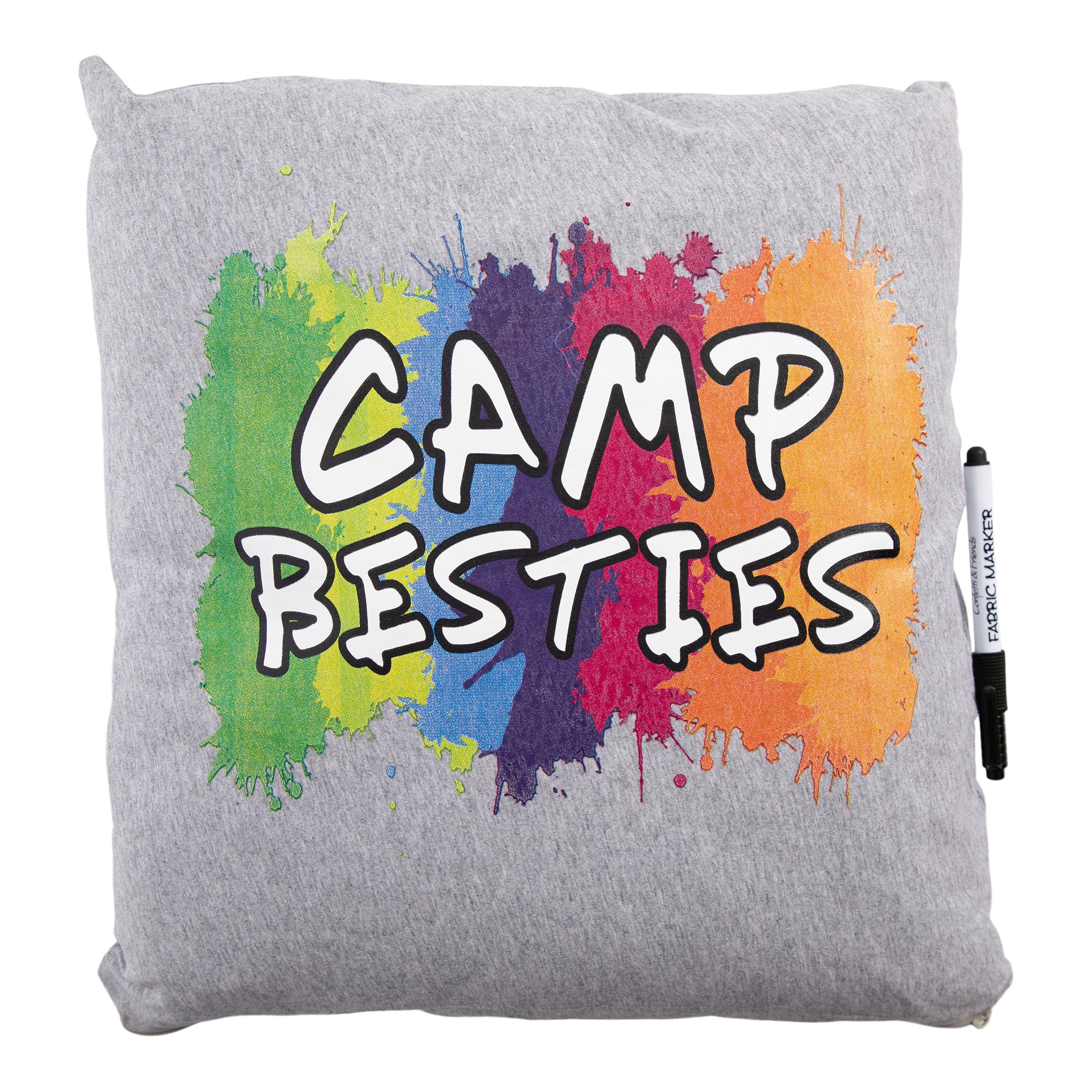 Camp Besties Auto Pillow