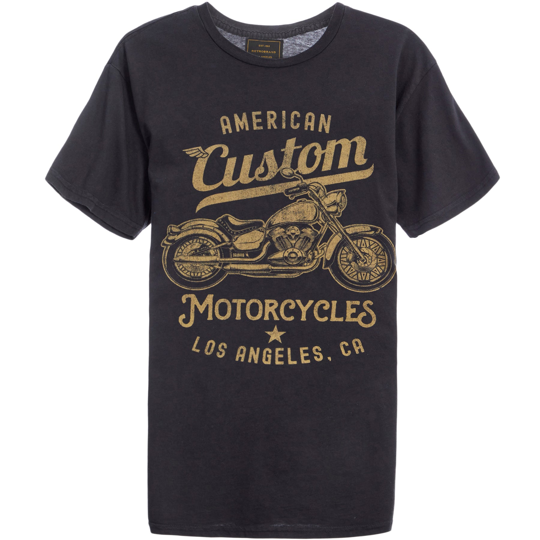 American Custom Motorcycle Streaky V Black
