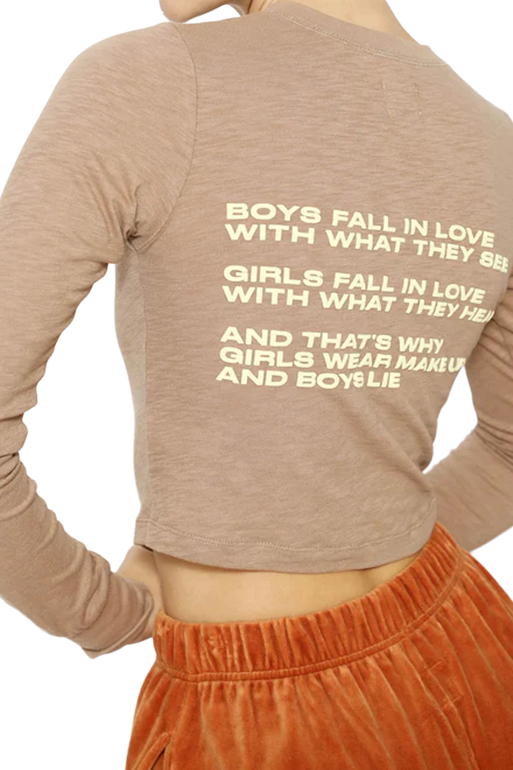 That`s Why Crop Henley