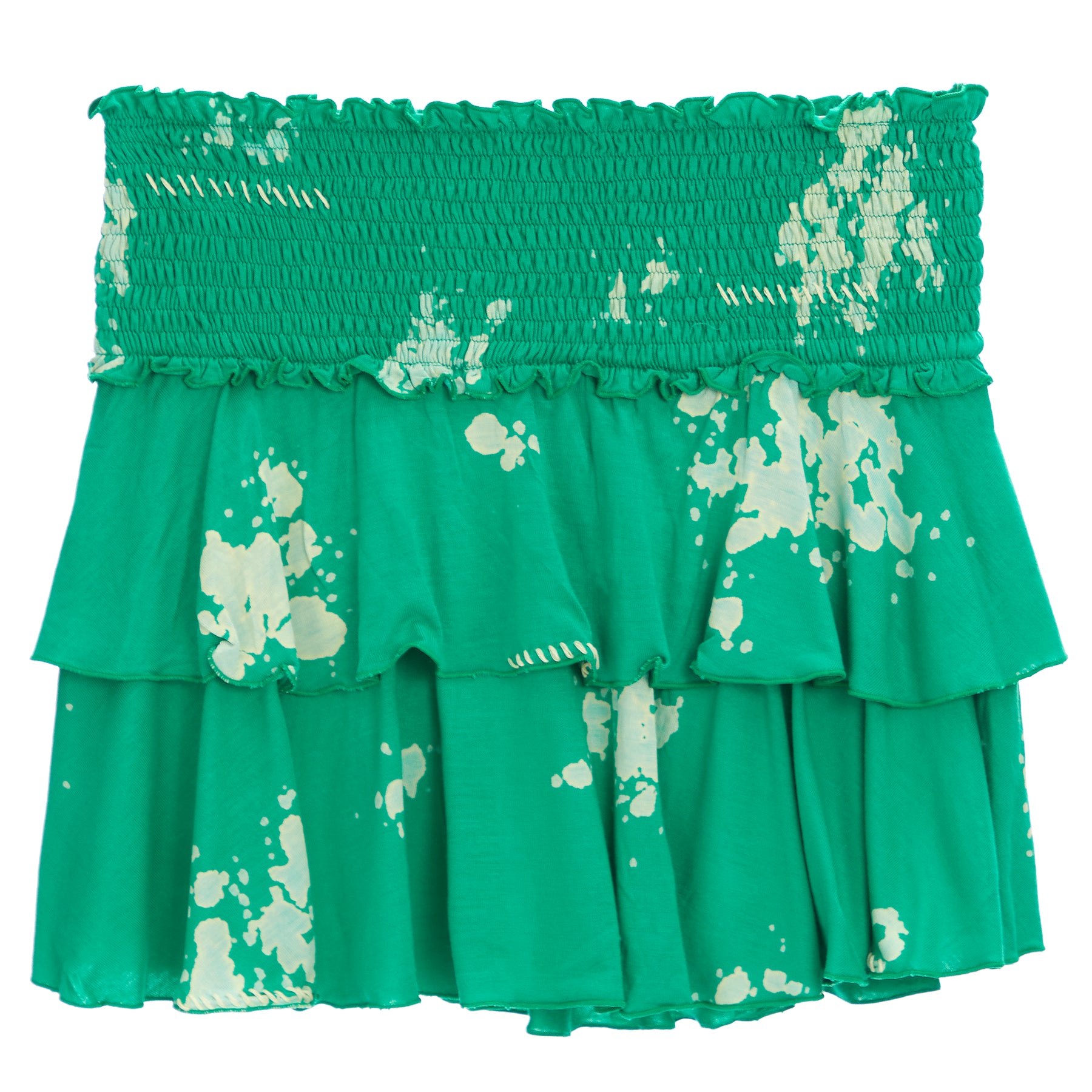 Bleached Ruffle Skirt