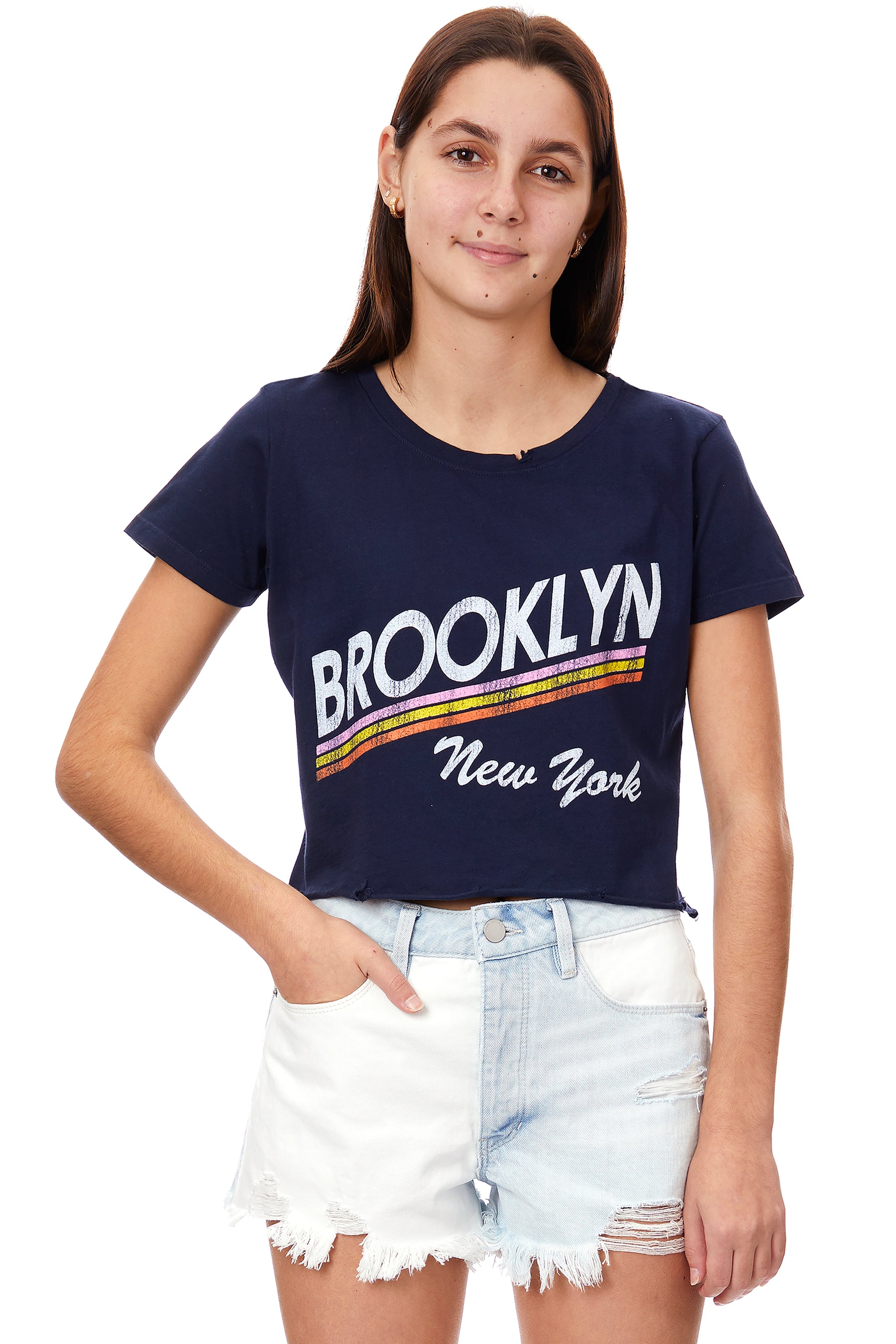 Brooklyn New York Crop Tee