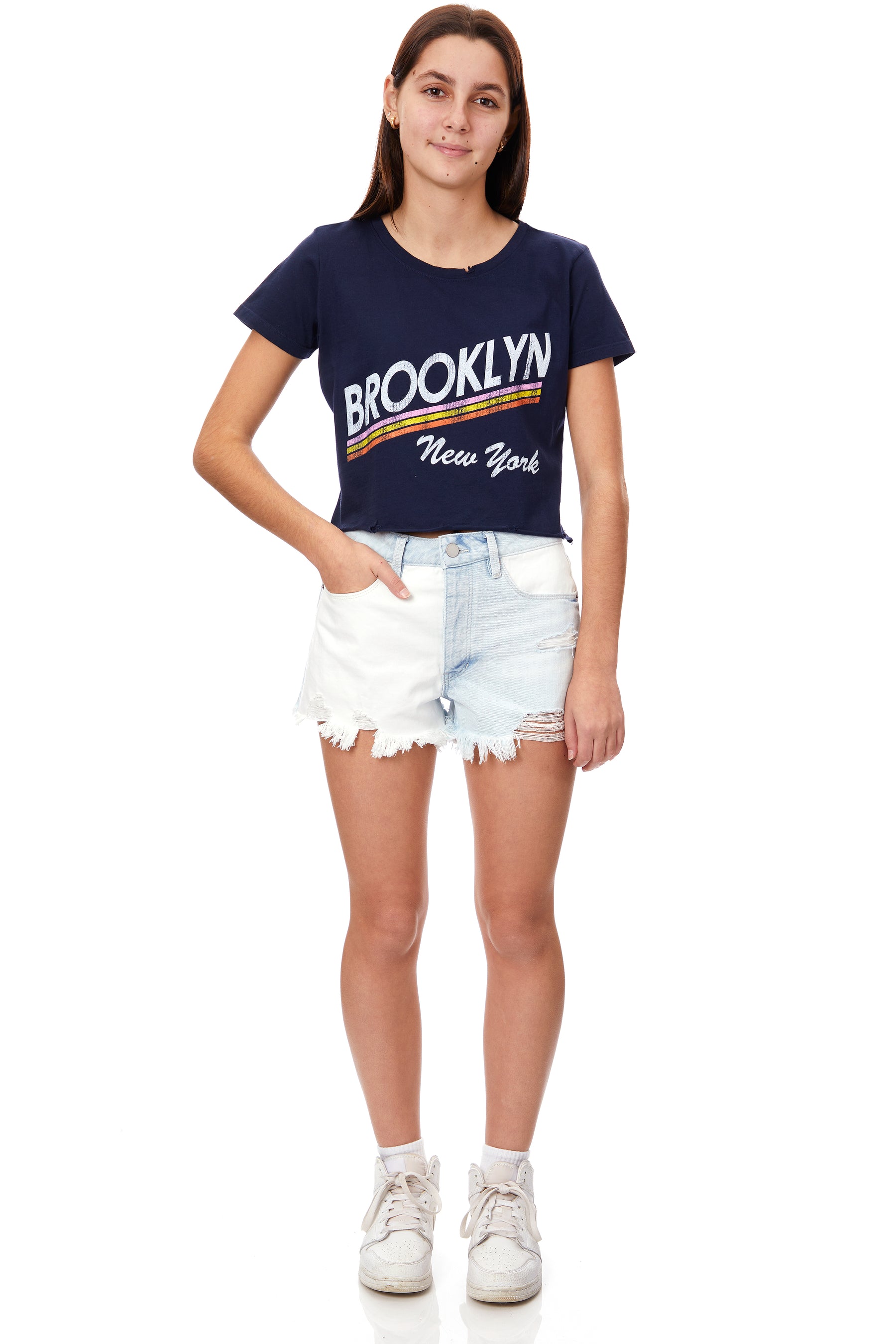Brooklyn New York Crop Tee