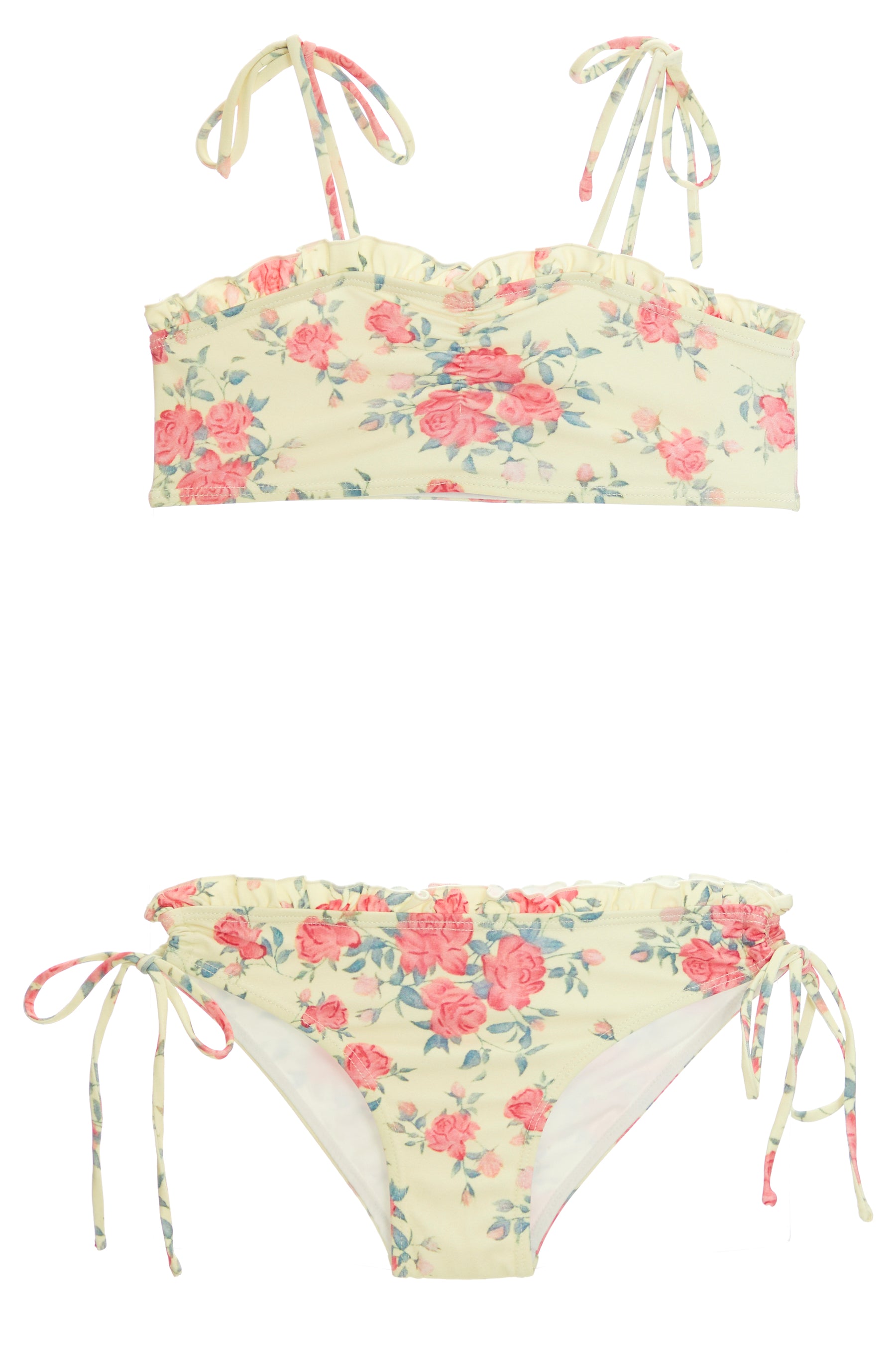 Floral Tie Side Bikini