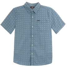 Stone Mags S/S Shirt Button Down Slate Blue