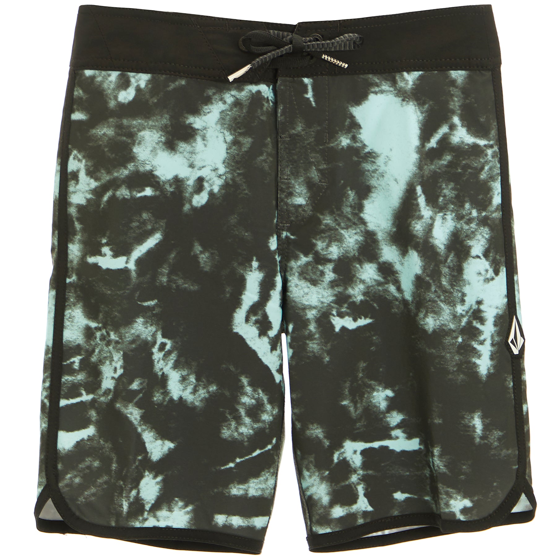 MOD Psych Scallop Boardshort Rinsed Black
