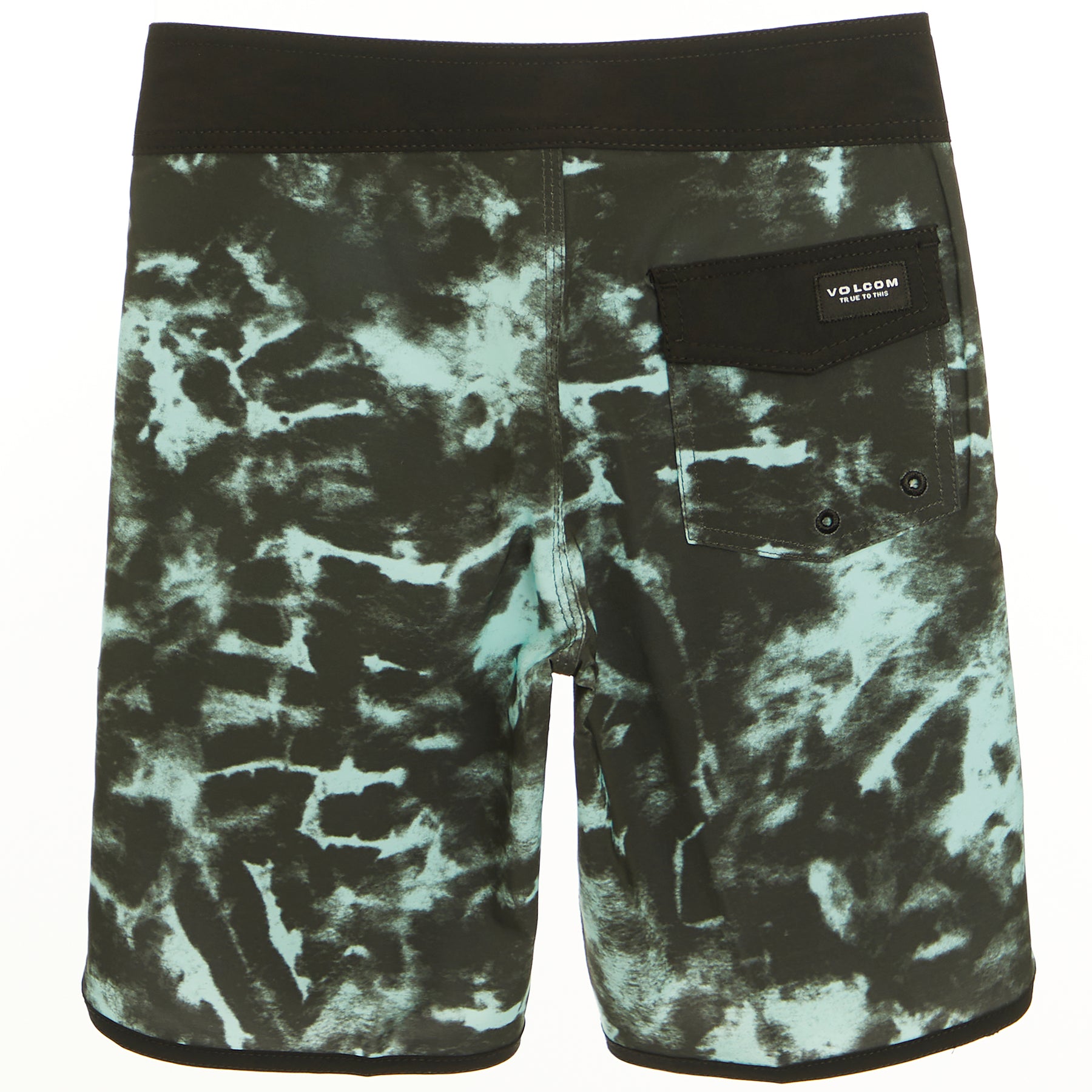 MOD Psych Scallop Boardshort Rinsed Black