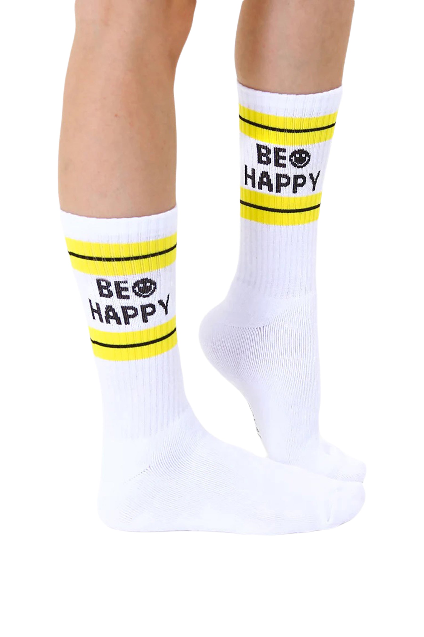Be Happy Crew Sock