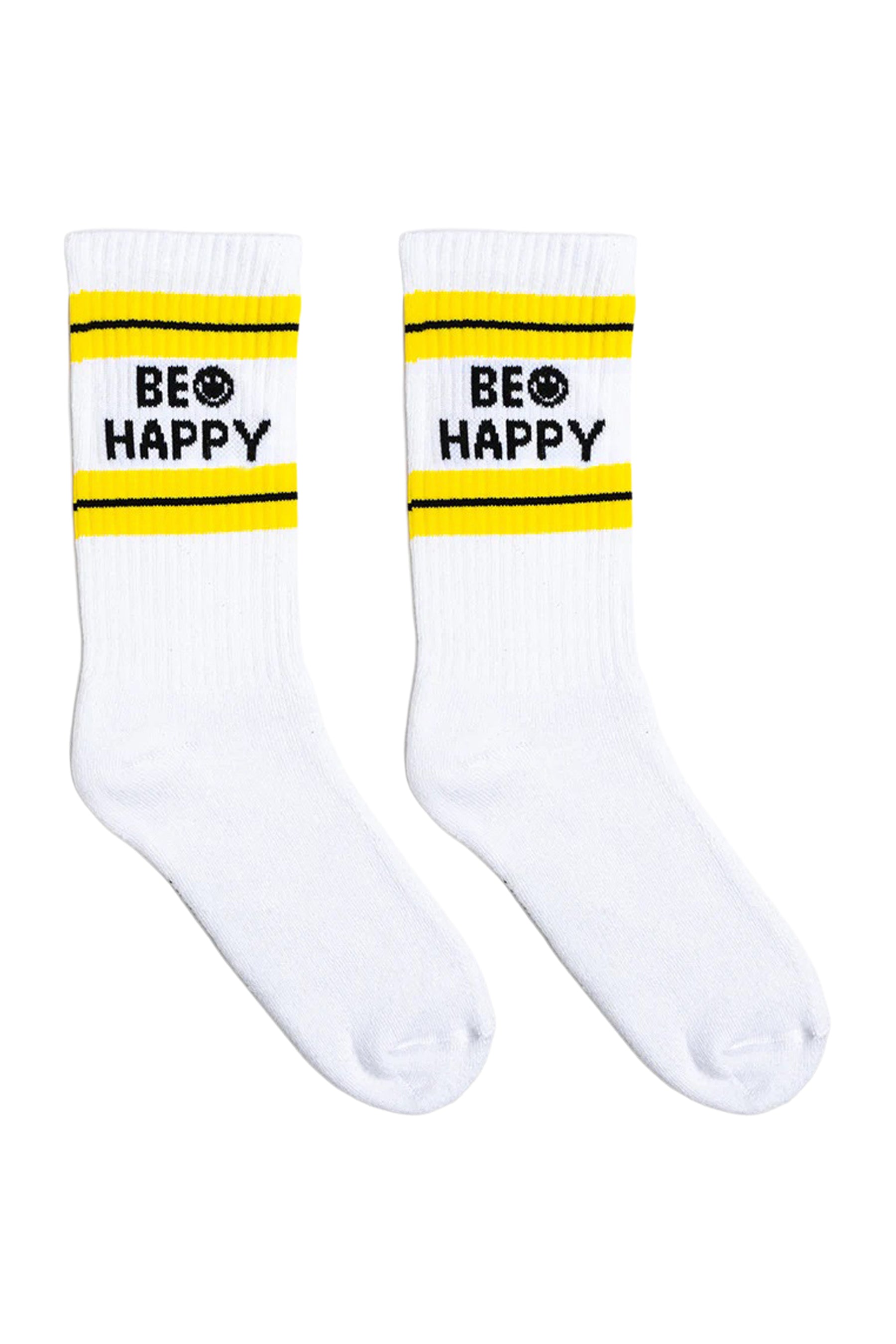Be Happy Crew Sock