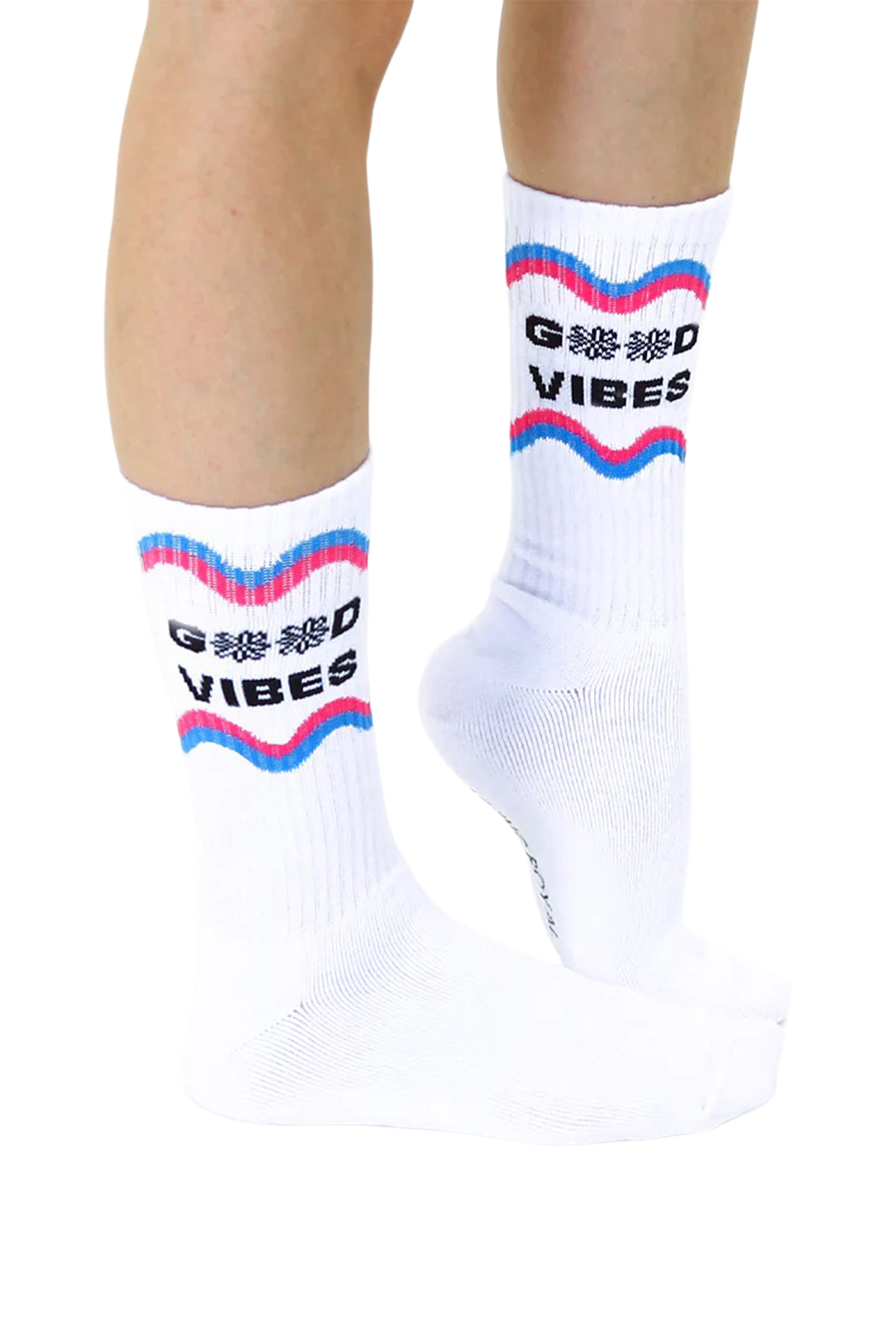 Good Vibes Crew Sock