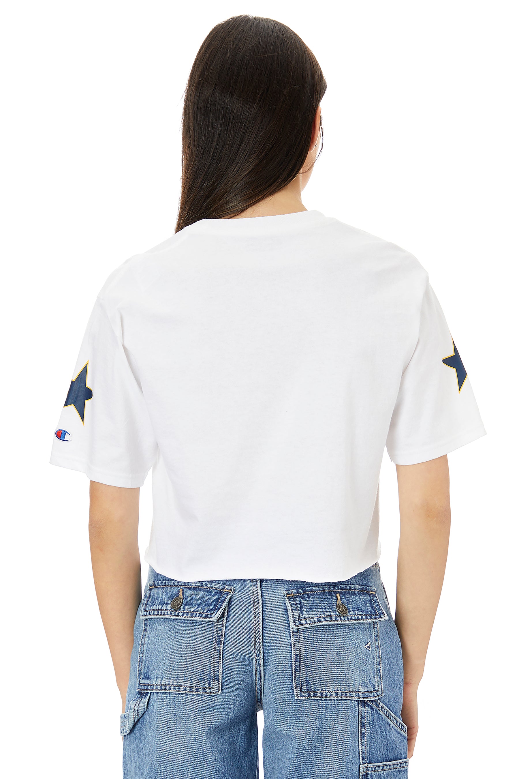 Michigan Boyfriend Crop Tee