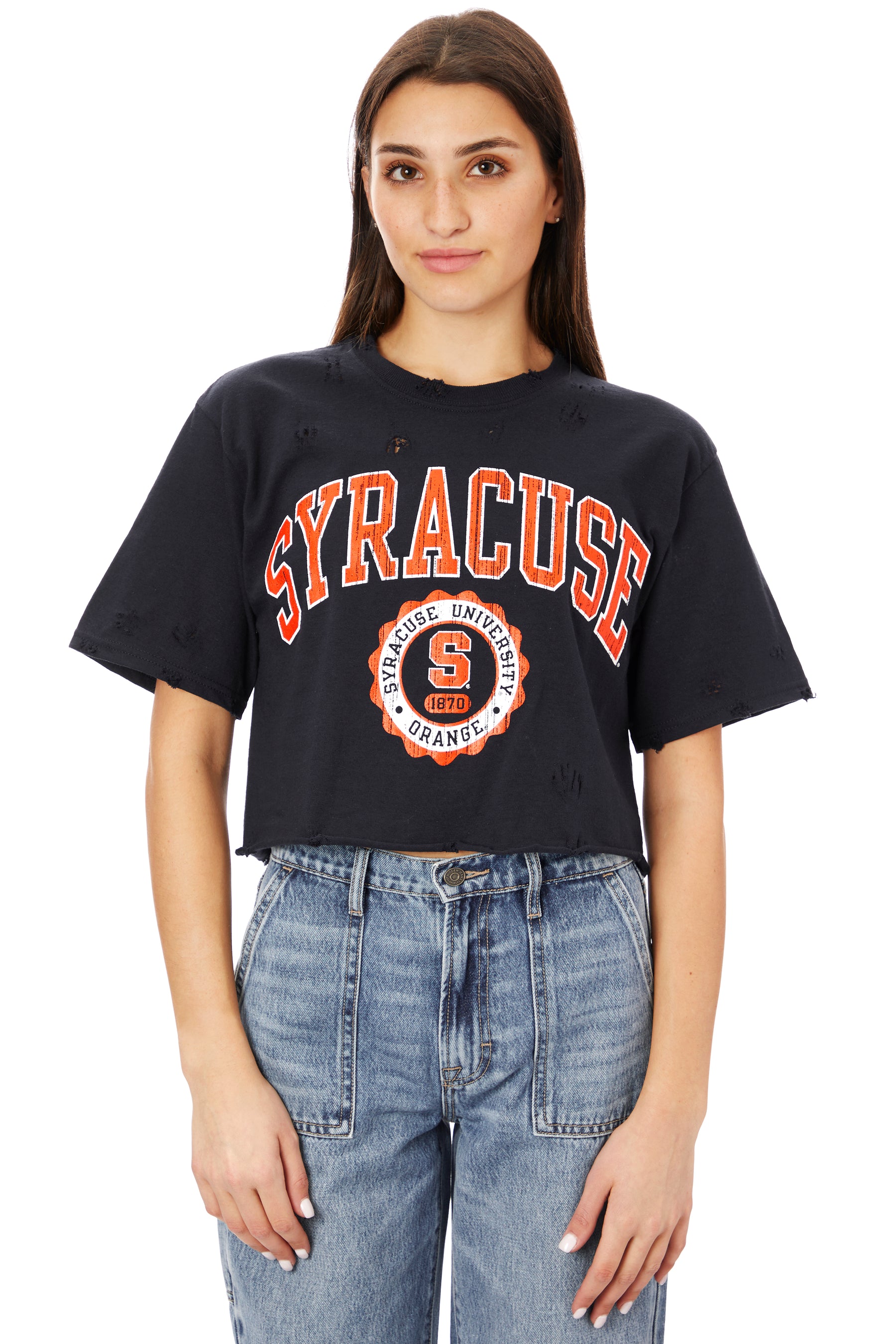 Syracuse BF Crop Tee