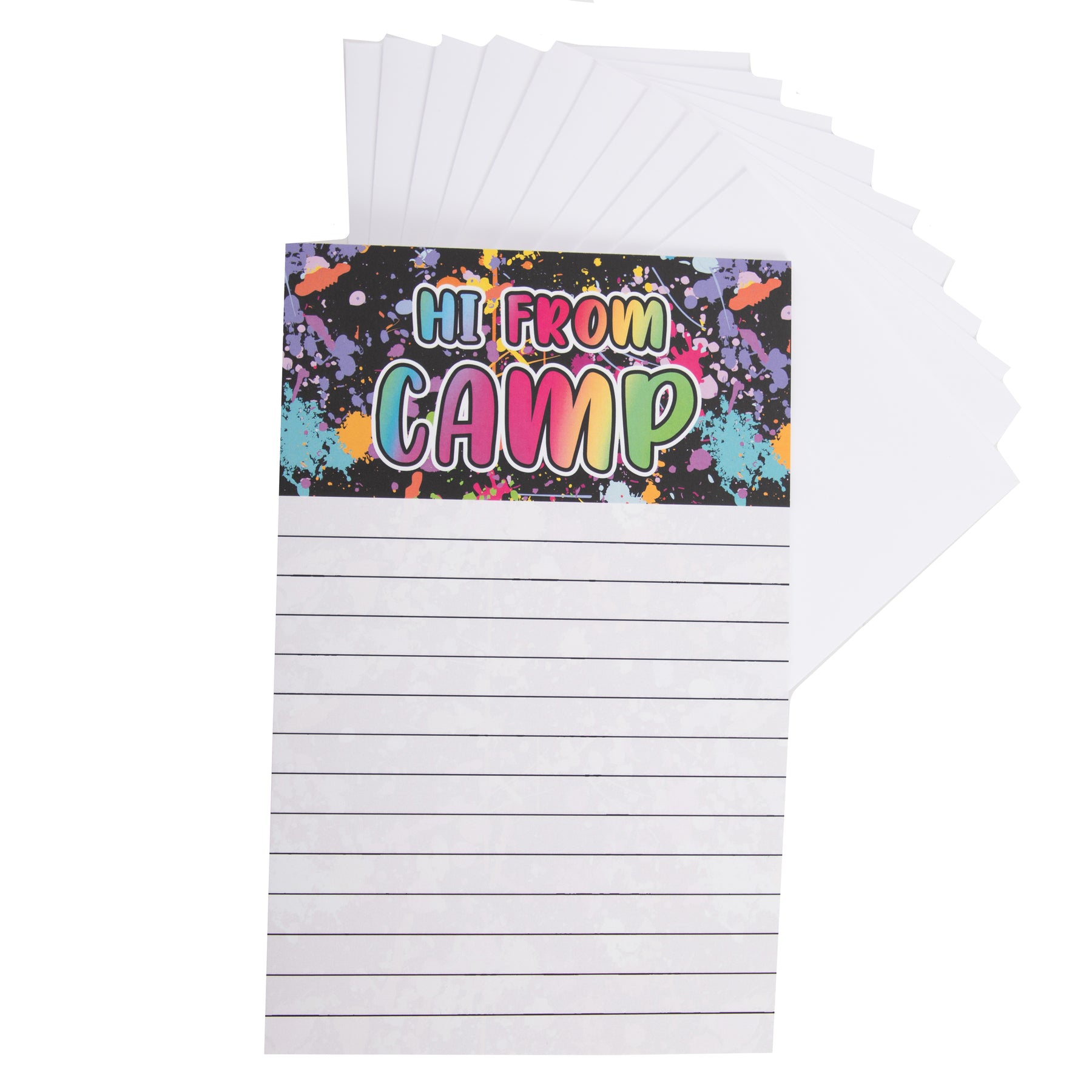 Splatter Party Lined Notepad