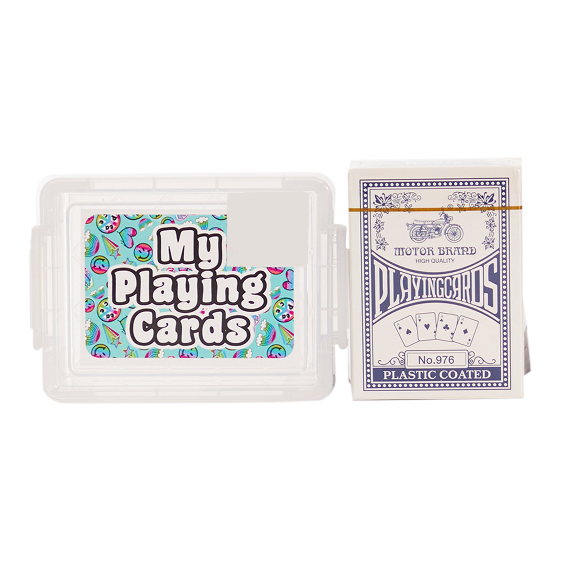 Rainbow Smiley Playing Cards