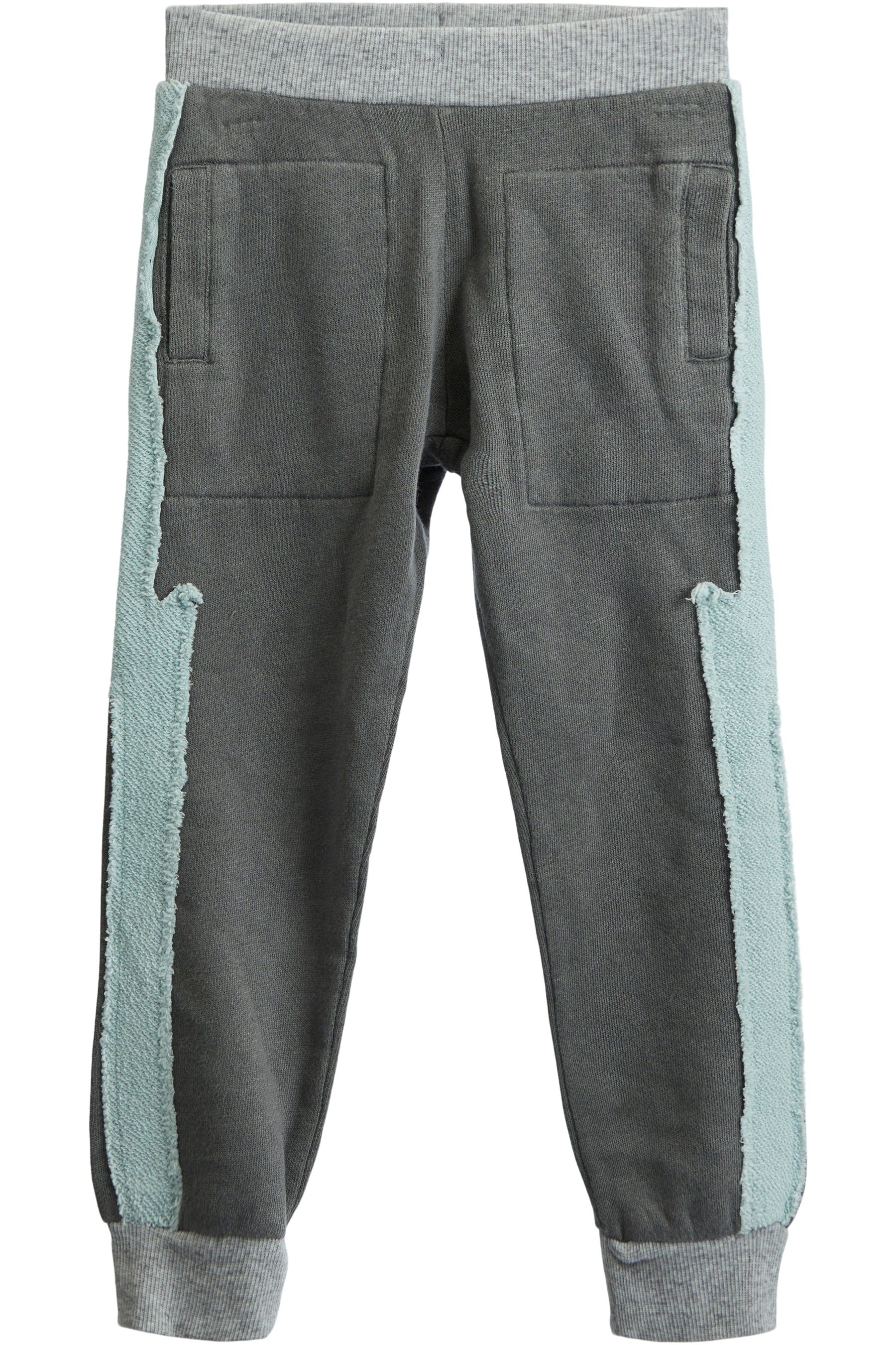 Color Blocked Bolt Joggers Flax/Aloe