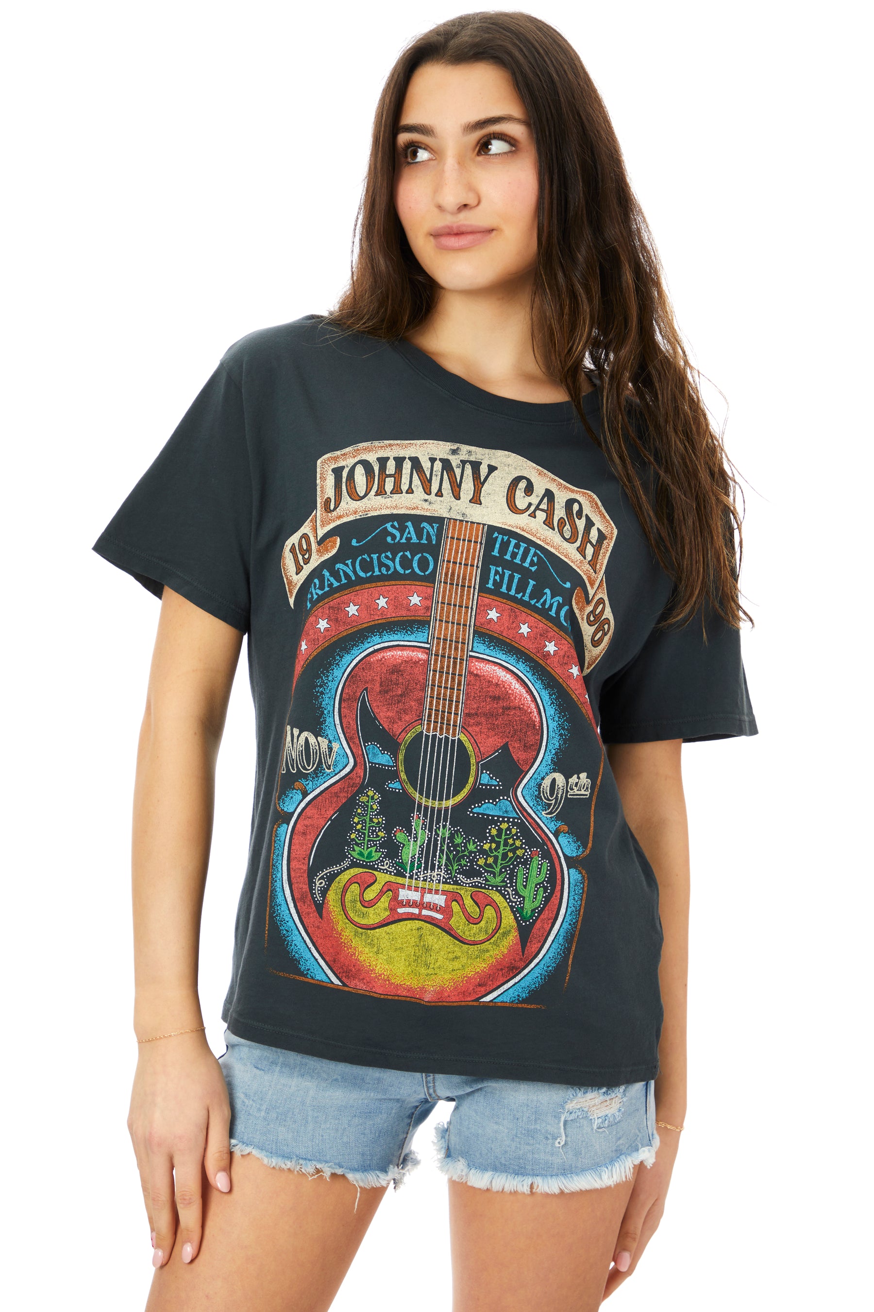 Johnny Cash Fillmore Show Boyfriend Tee