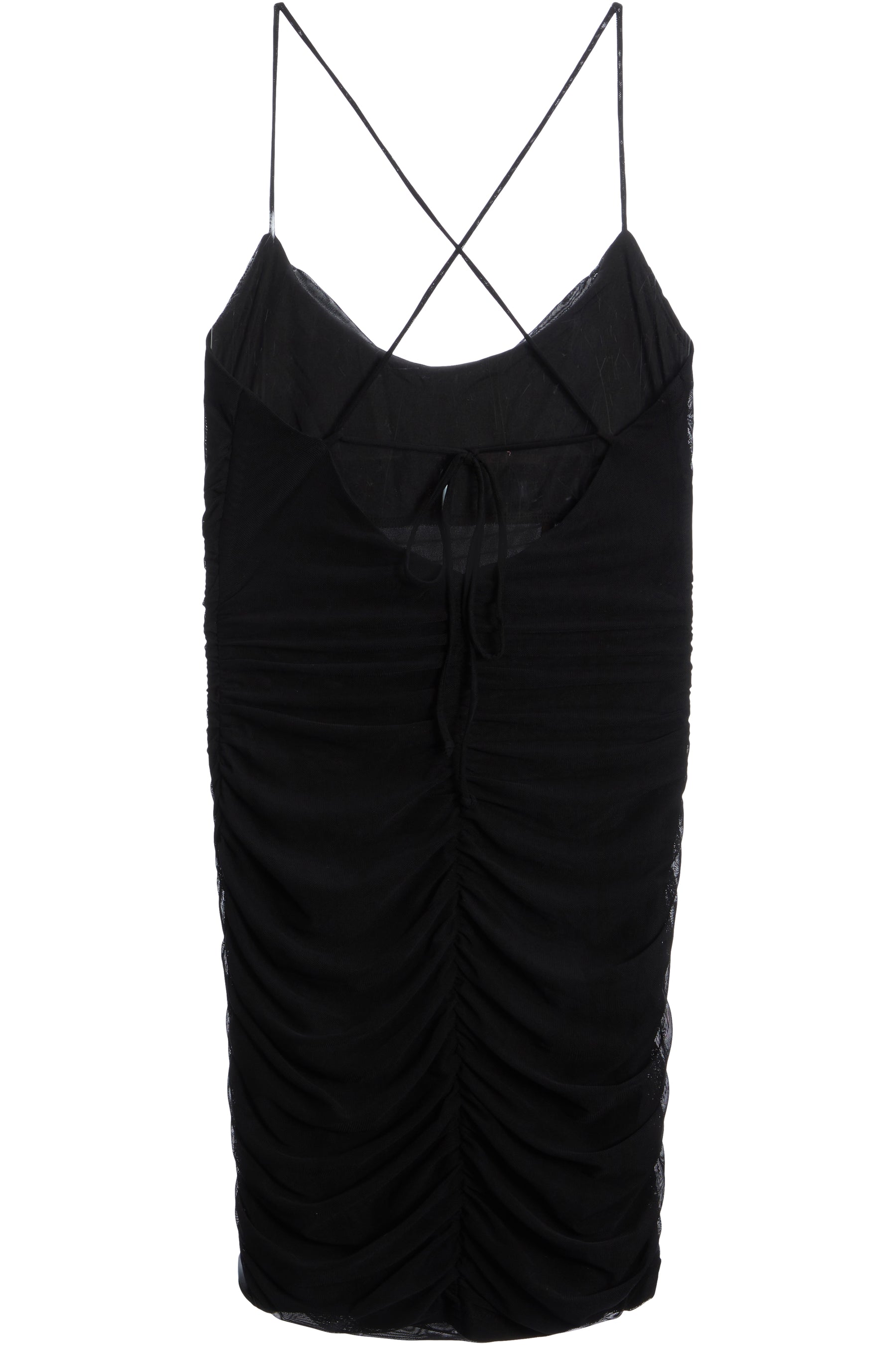 Mesh Ruched Dress