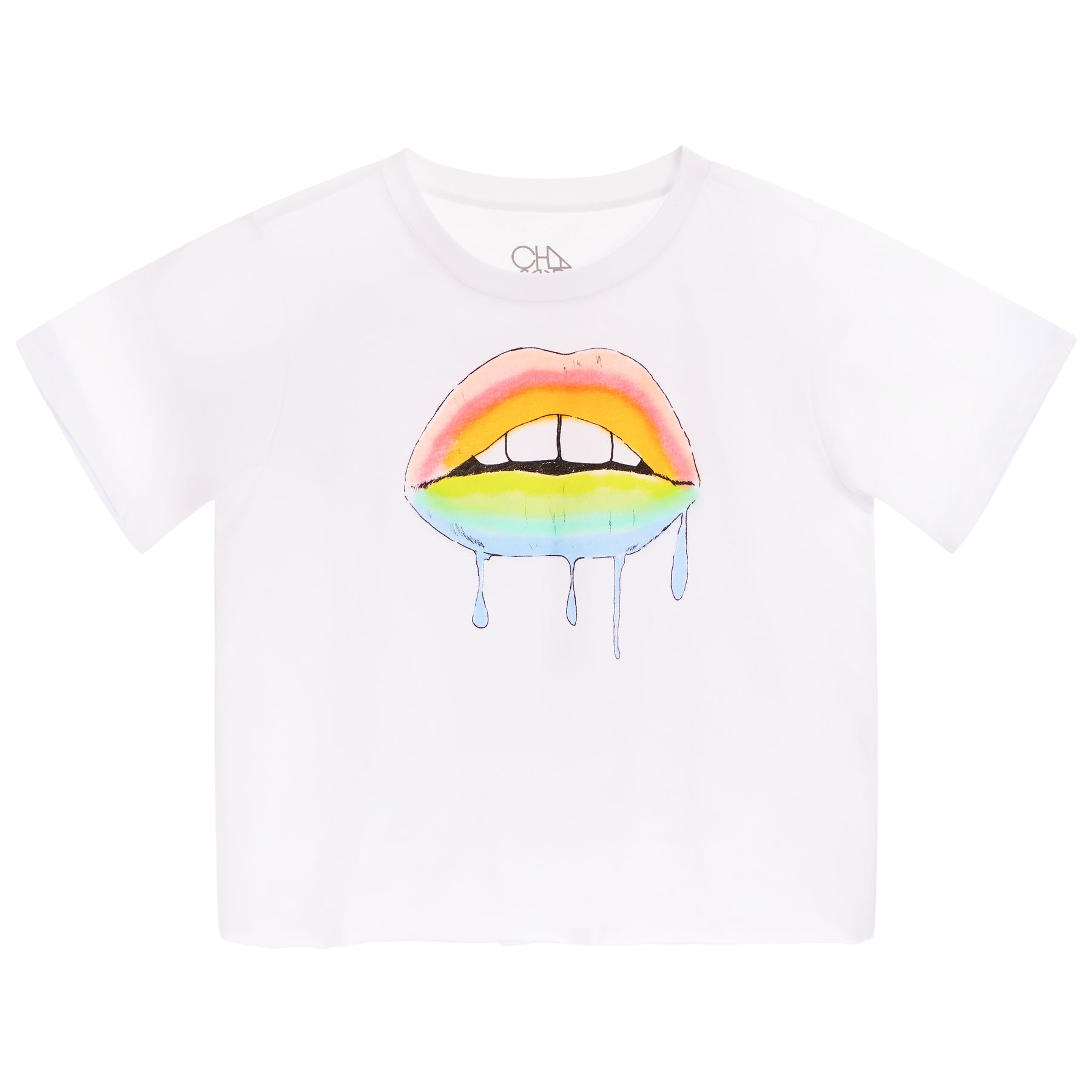 Rainbow Lips Short Sleeve Tee