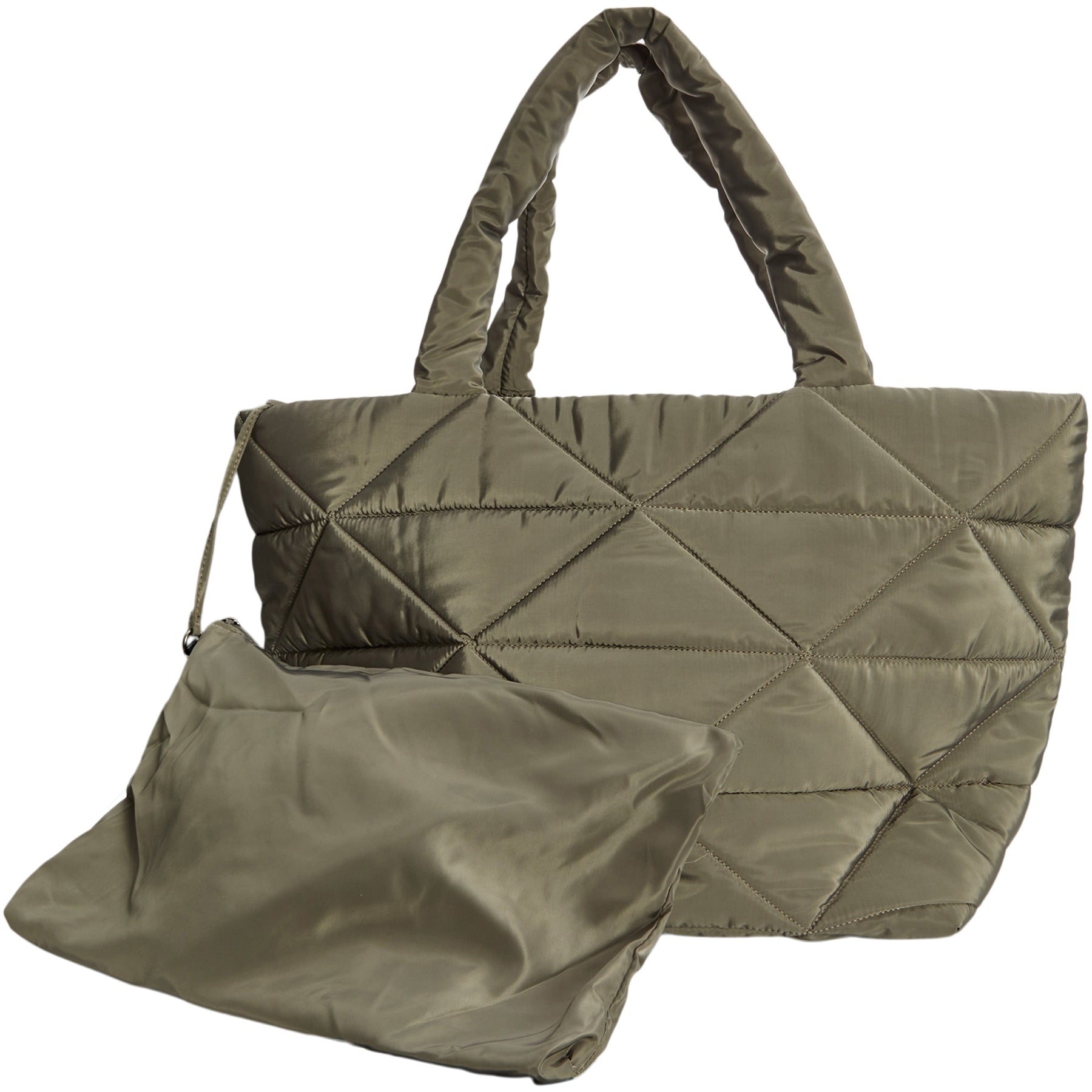Nylon Puffer Tote