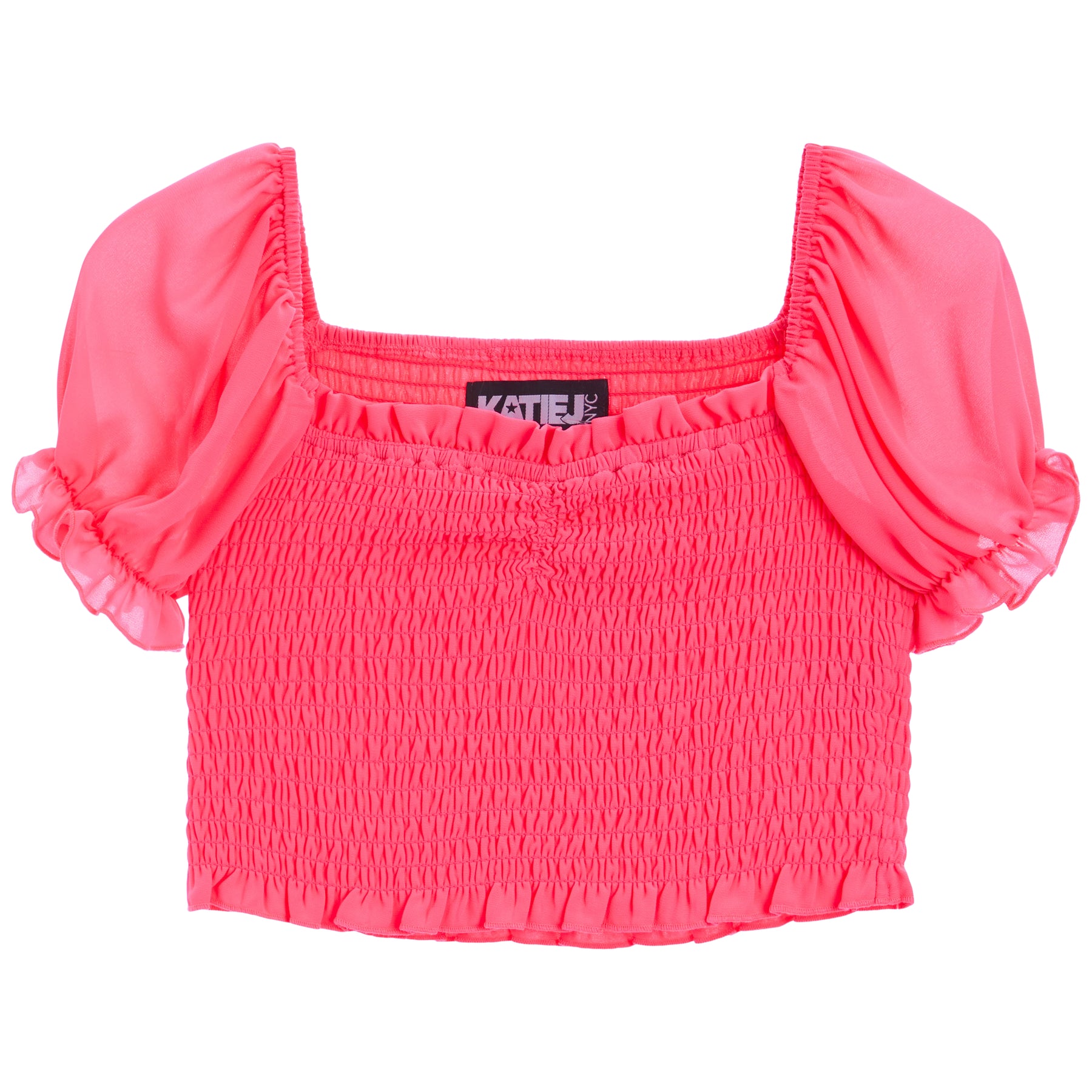 Chloe Chiffon Short Sleeve Tee