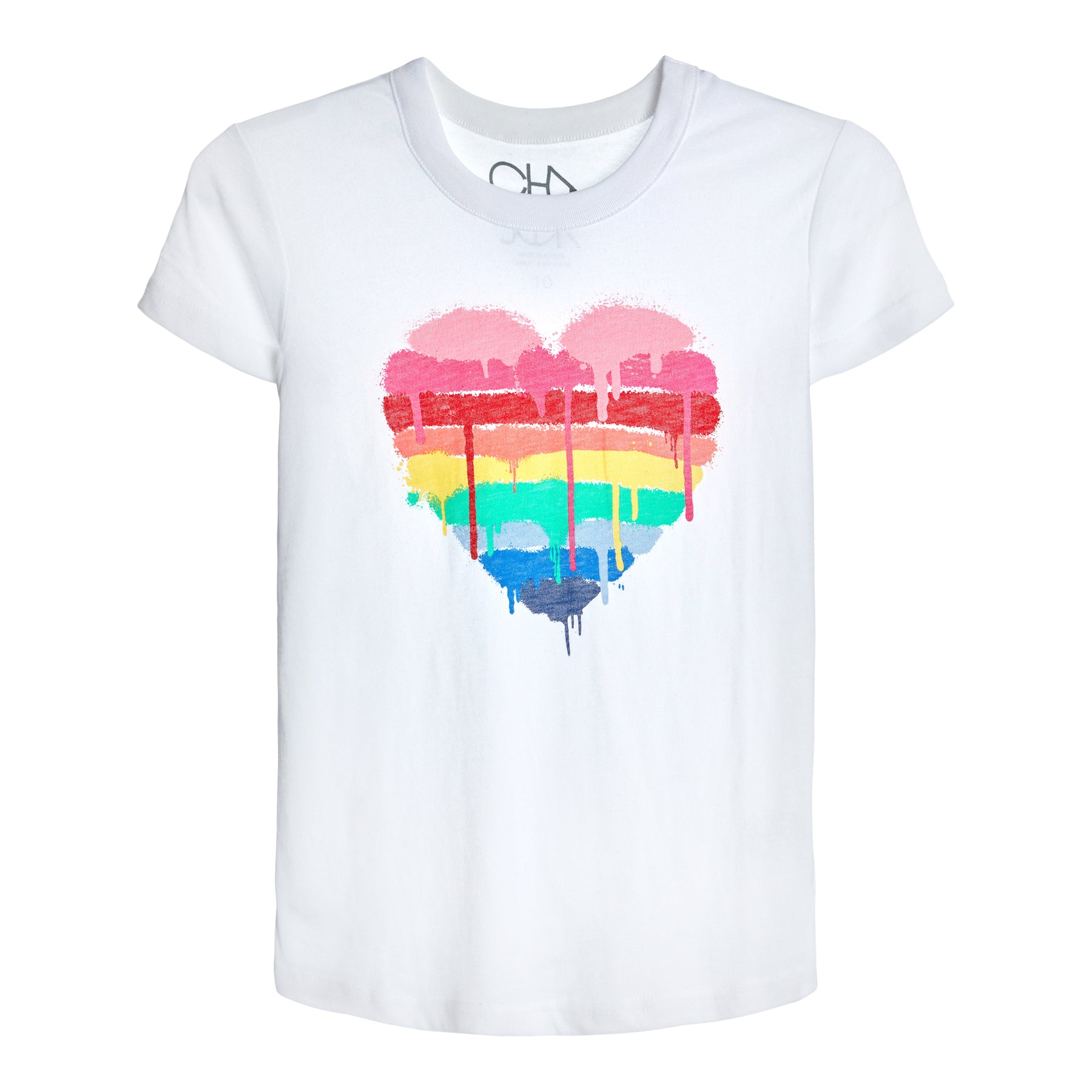 Drippy Rainbow Heart Tee