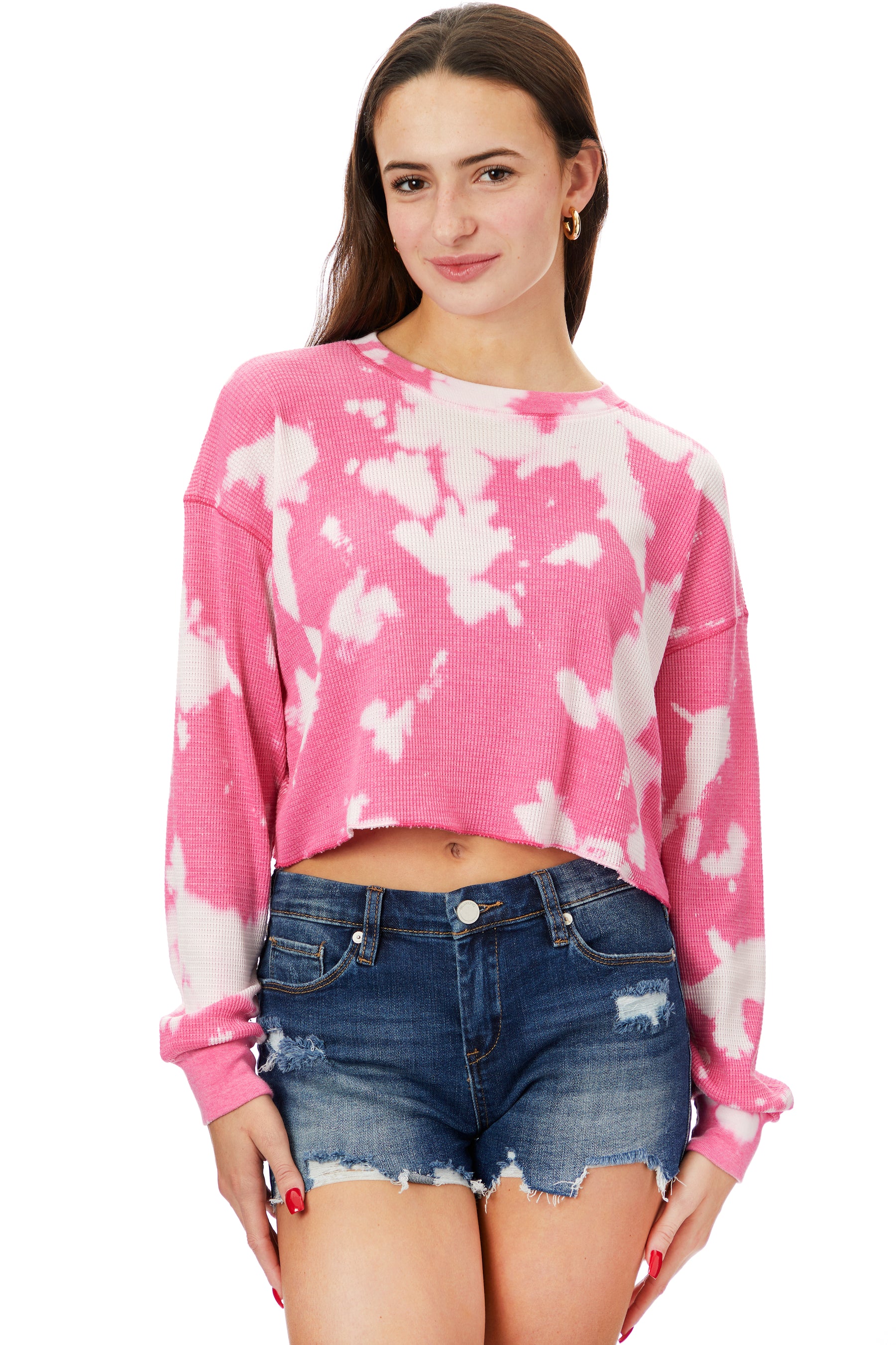 Cooper Bleached Waffle Long Sleeve