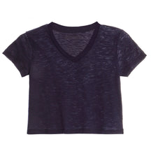 Courage Crop V-Neck Tee