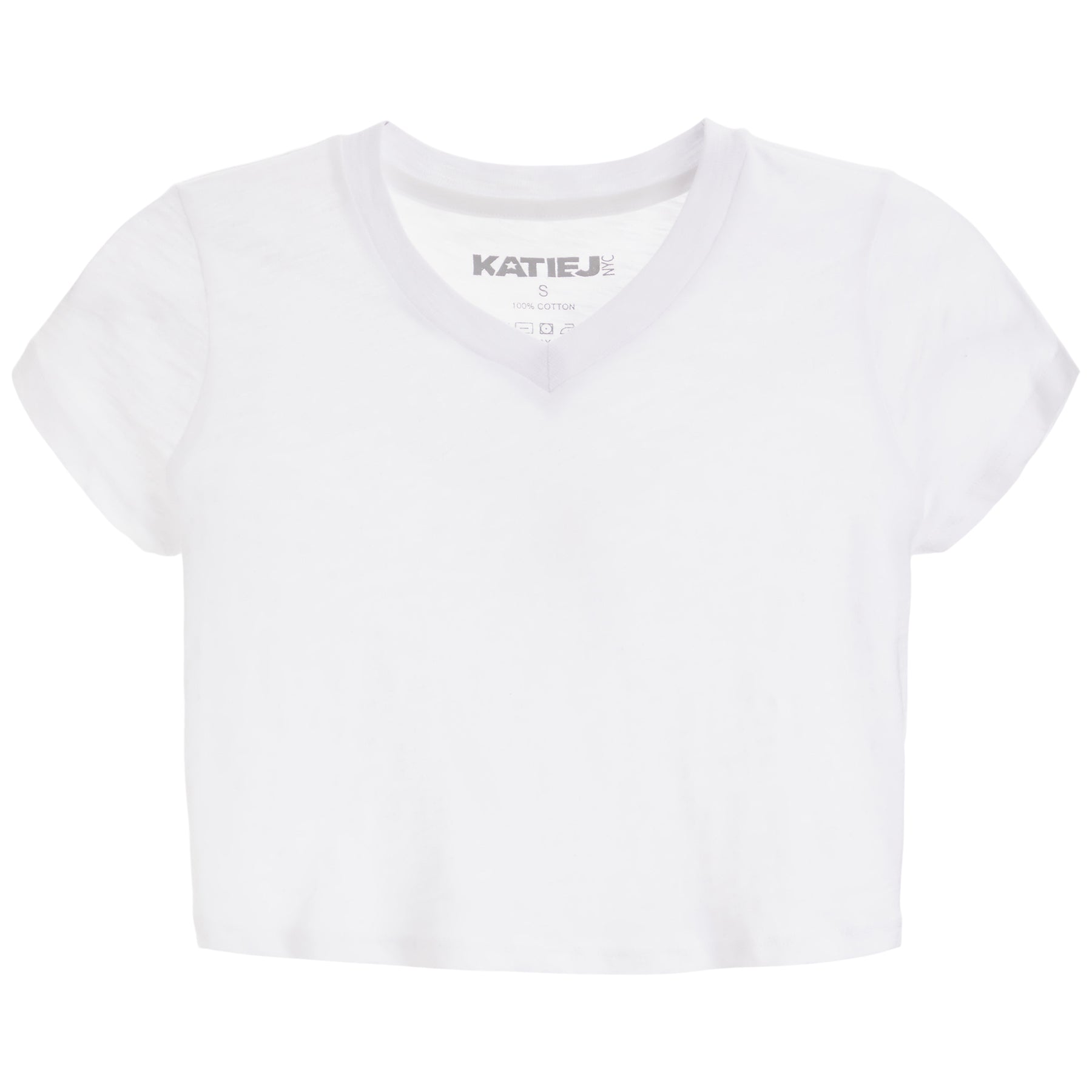 Courage Crop V-Neck Tee