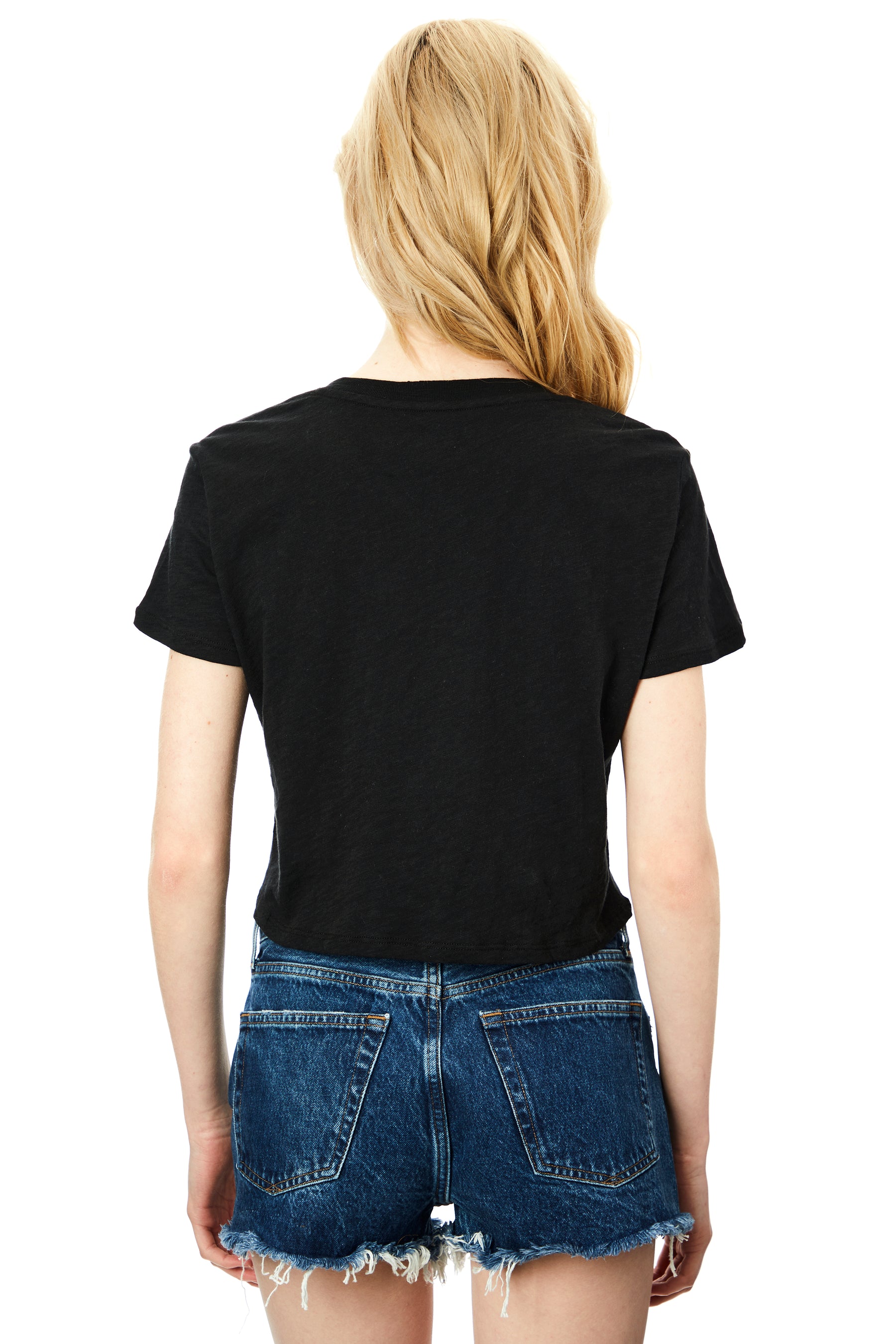 Courage Crop V-Neck Tee