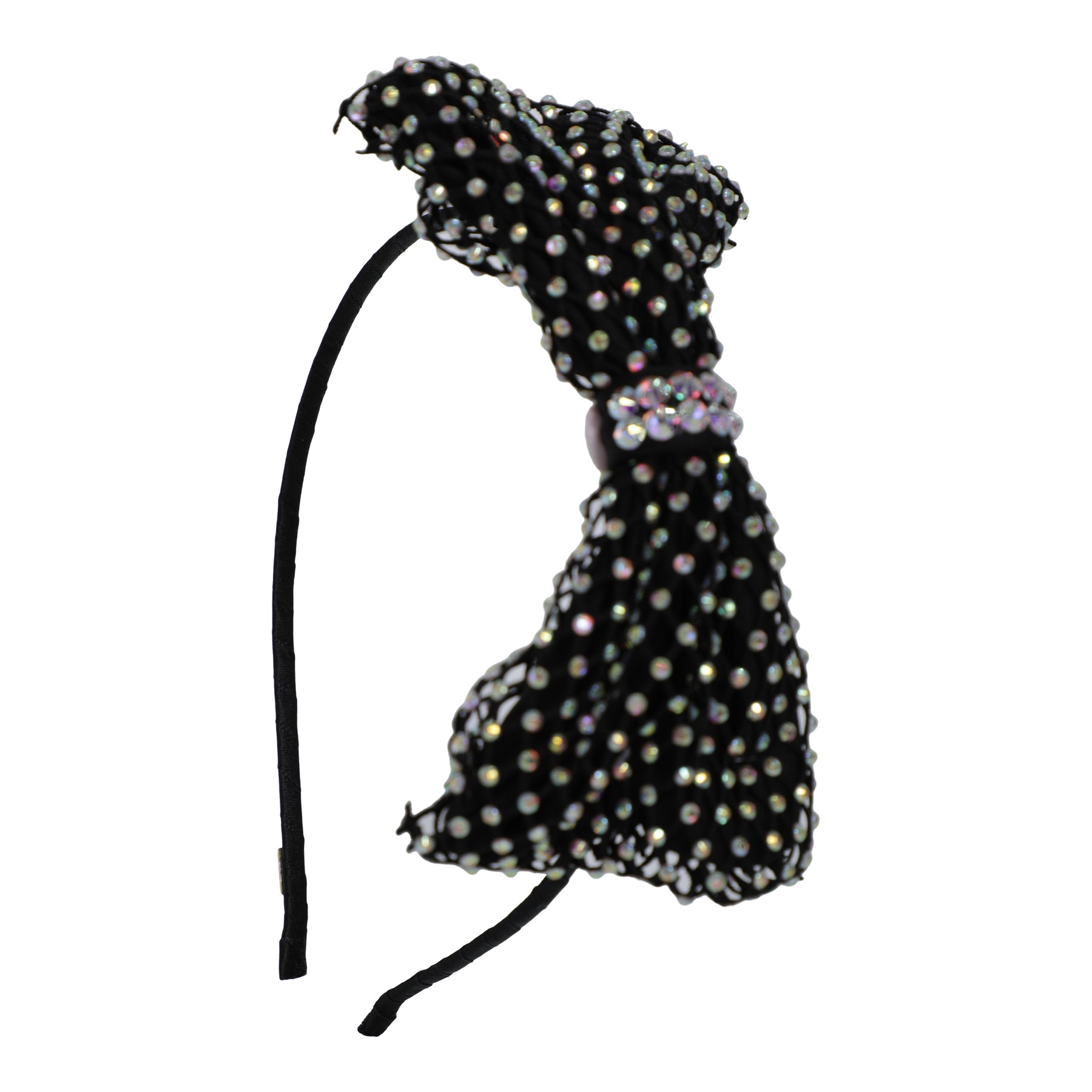 Crystal Net Bow Headband