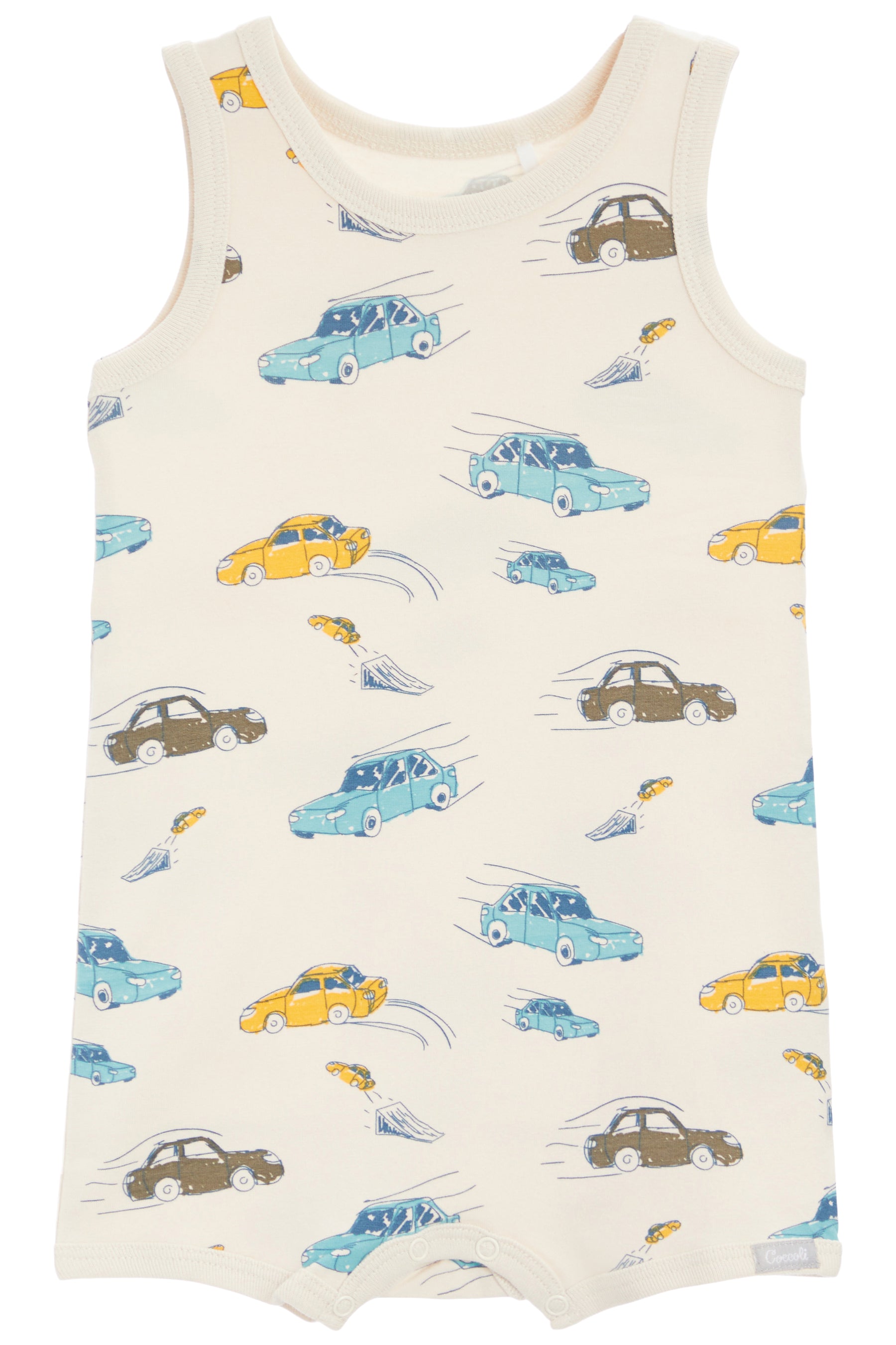 Modal Romper- Cars