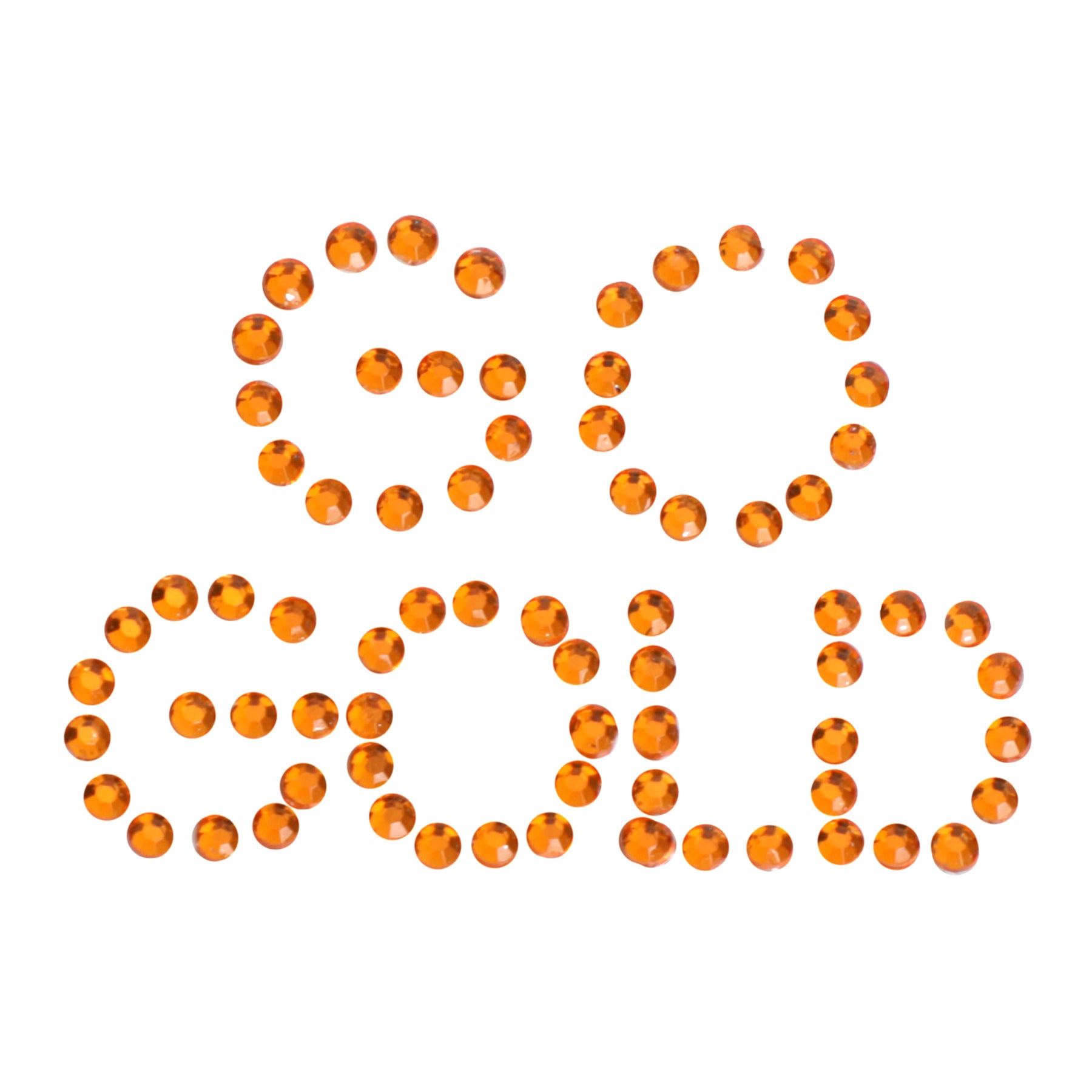 Rhinestone Go Sticker