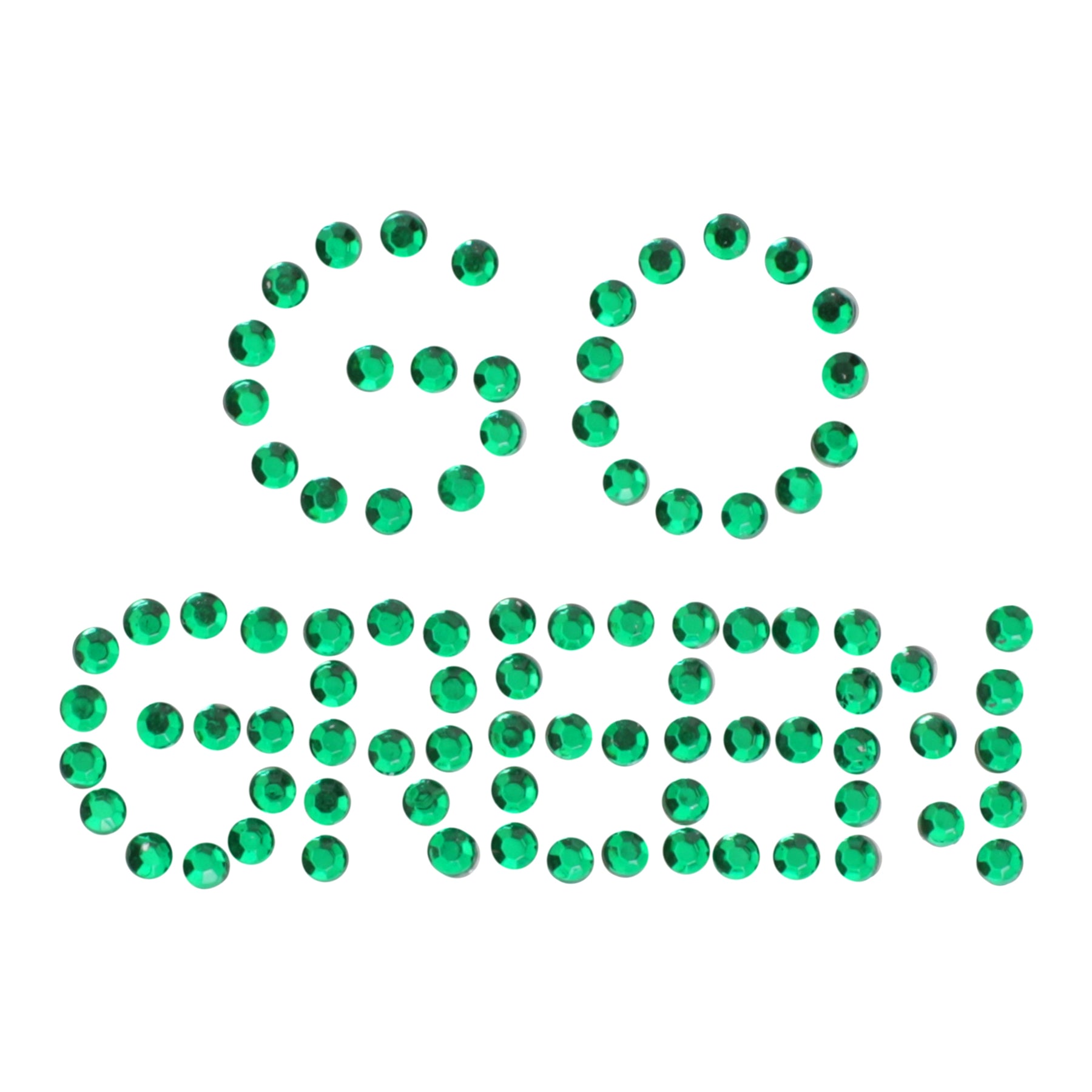 Rhinestone Go Sticker