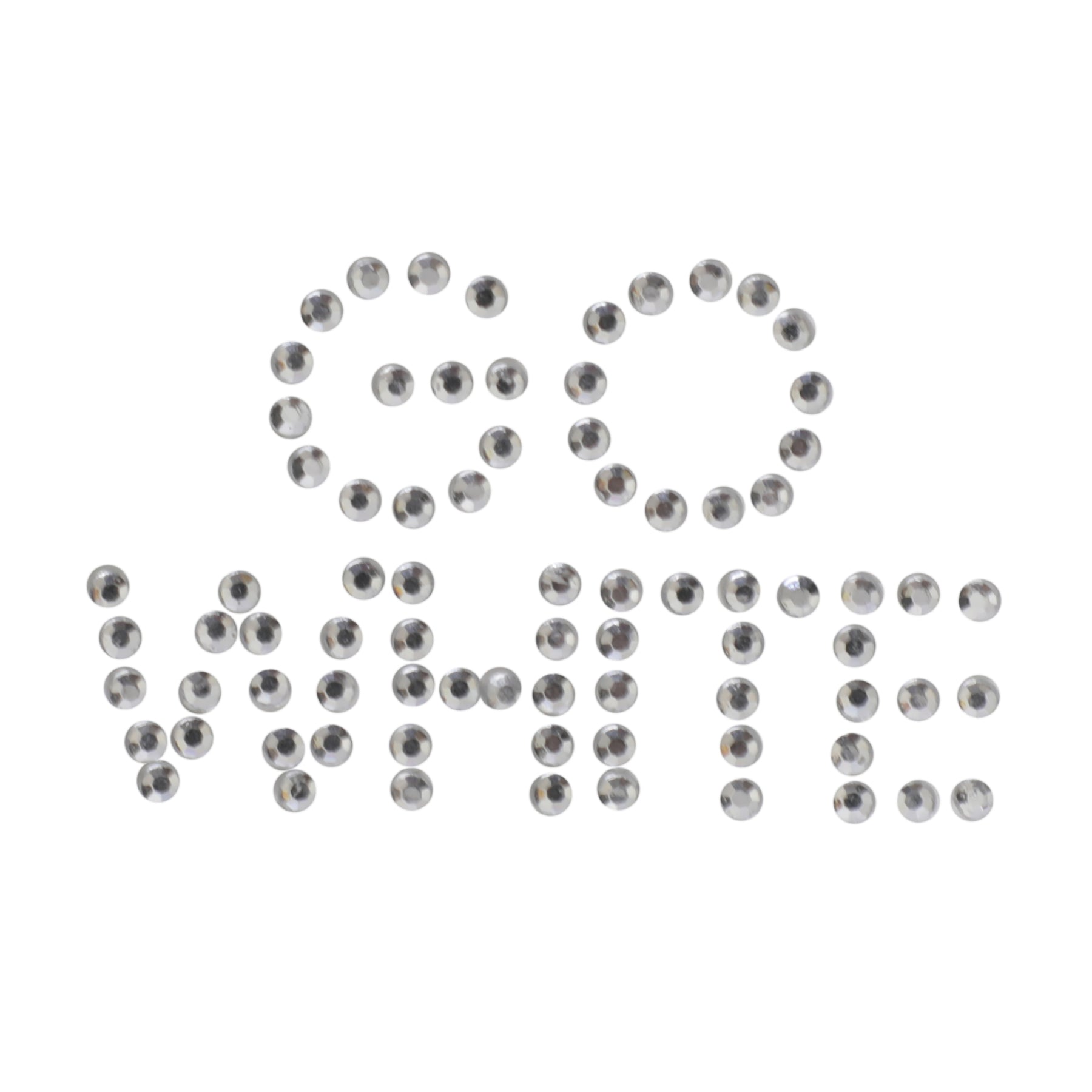 Rhinestone Go Sticker