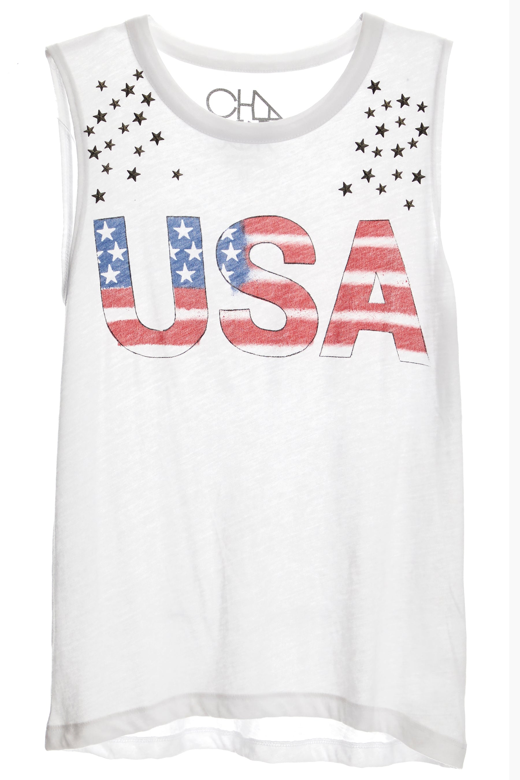 USA Star Stud Muscle Tank Top