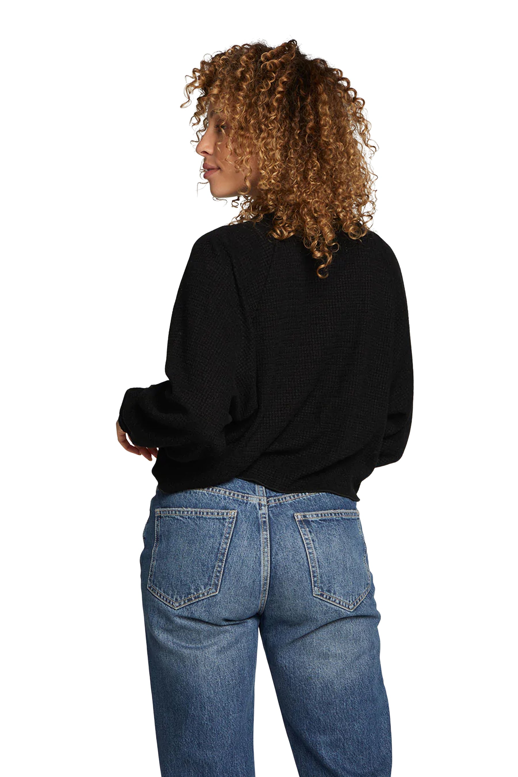 Mock Neck Raglan