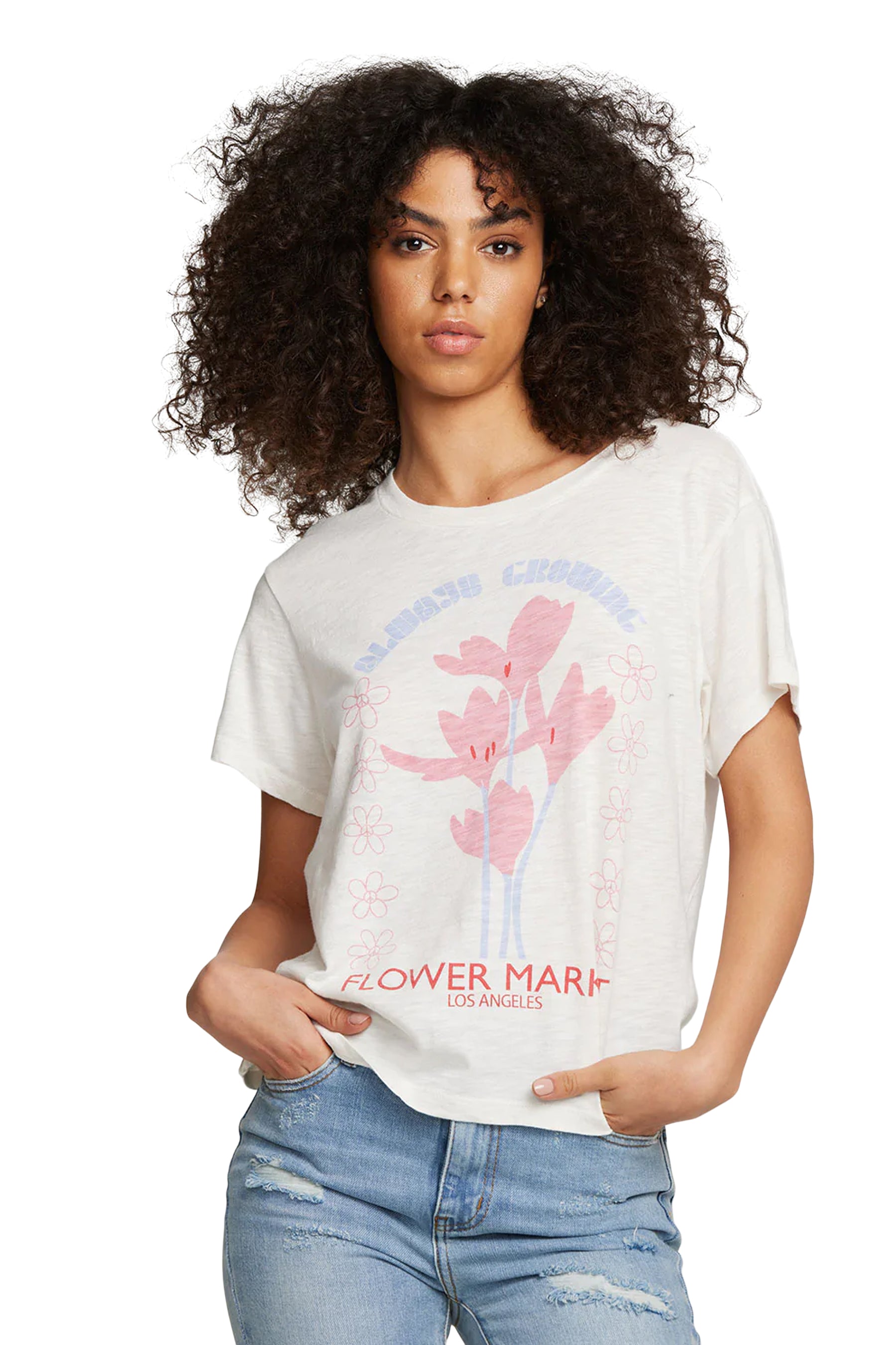 Flower Market Rambler Tee